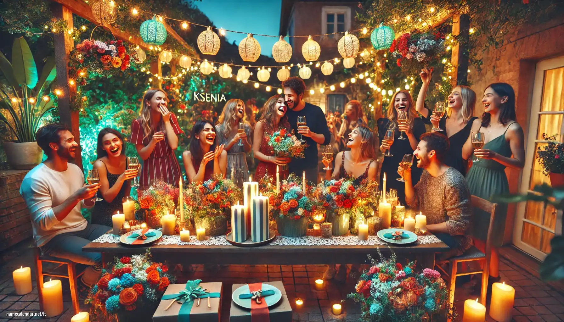 Vardadienio ir vardo šventimas - Ksenia