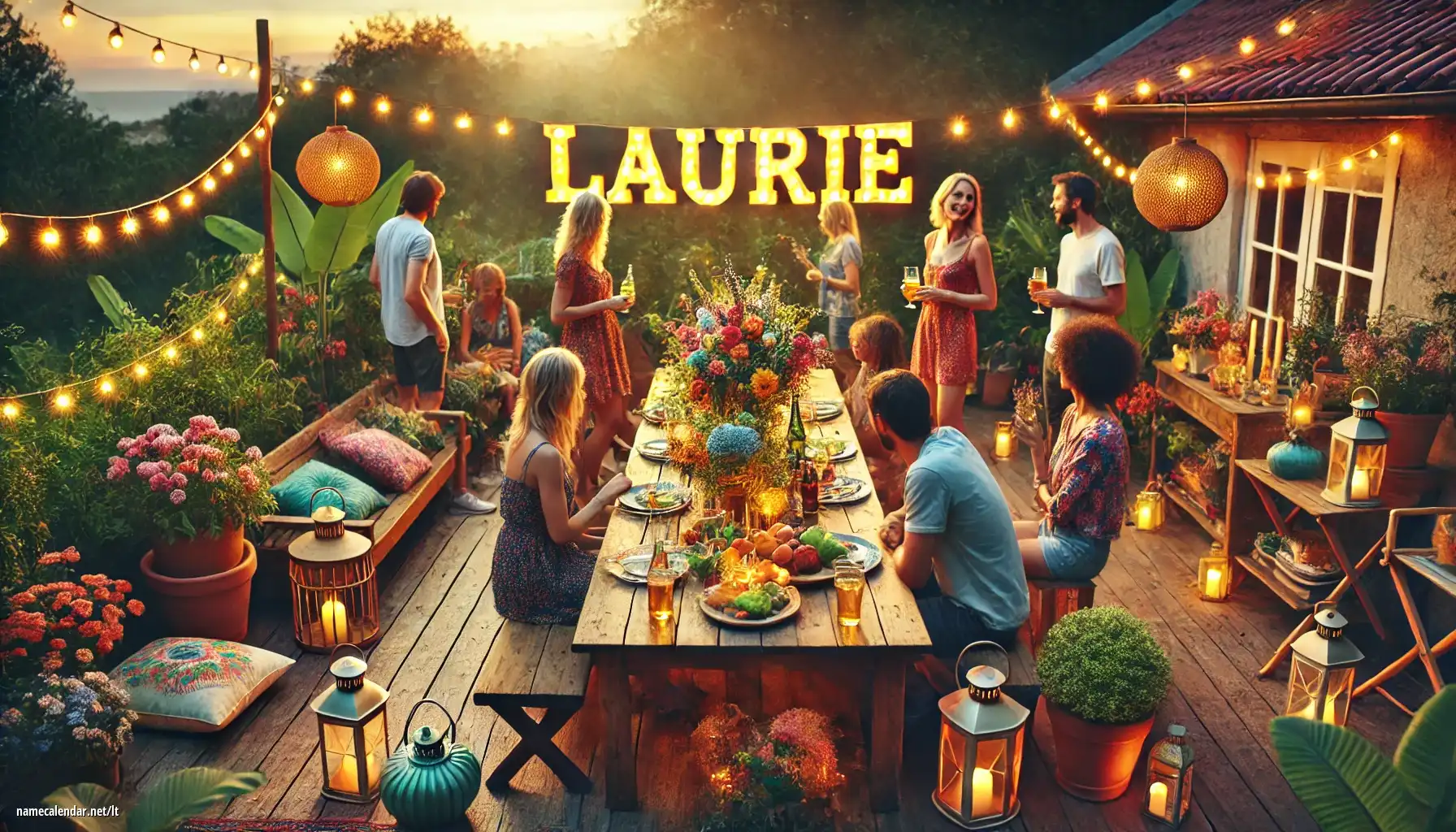 Vardadienio ir vardo šventimas - Laurie