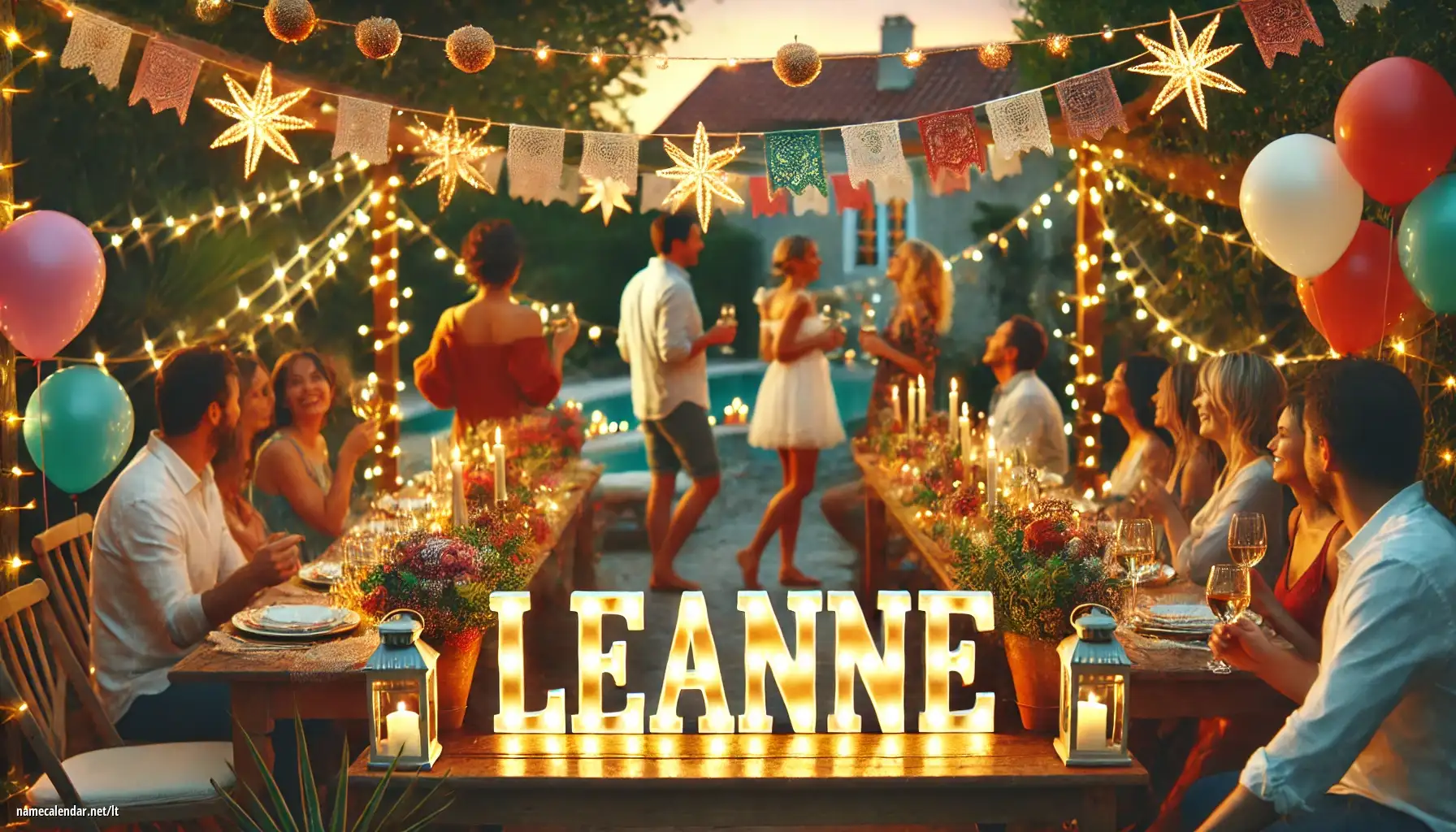 Vardadienio ir vardo šventimas - Leanne