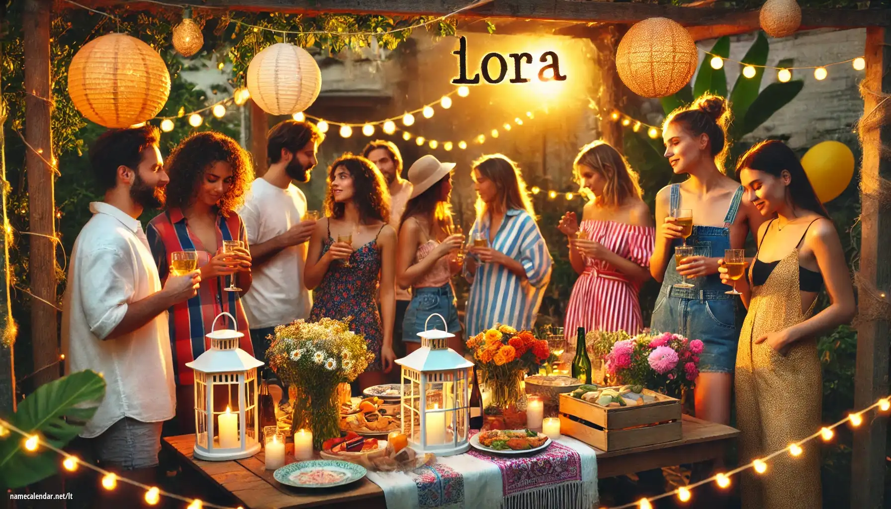 Vardadienio ir vardo šventimas - Lora