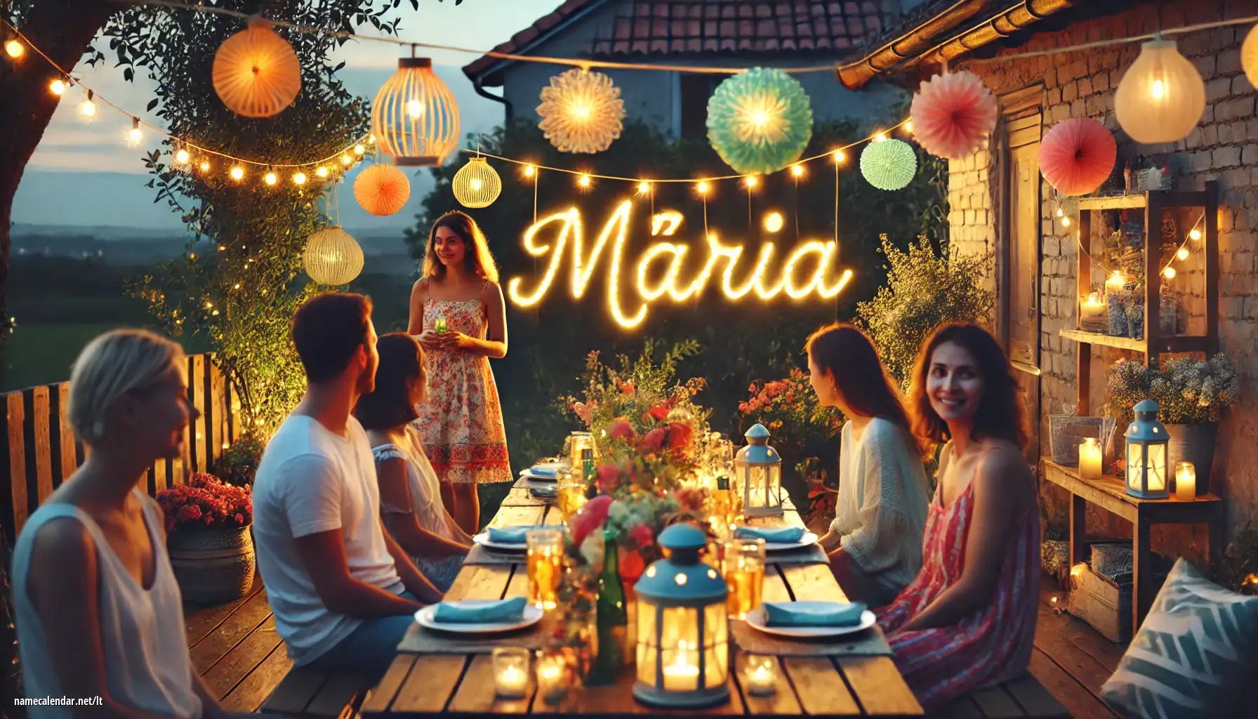 Vardadienio ir vardo šventimas - Mária