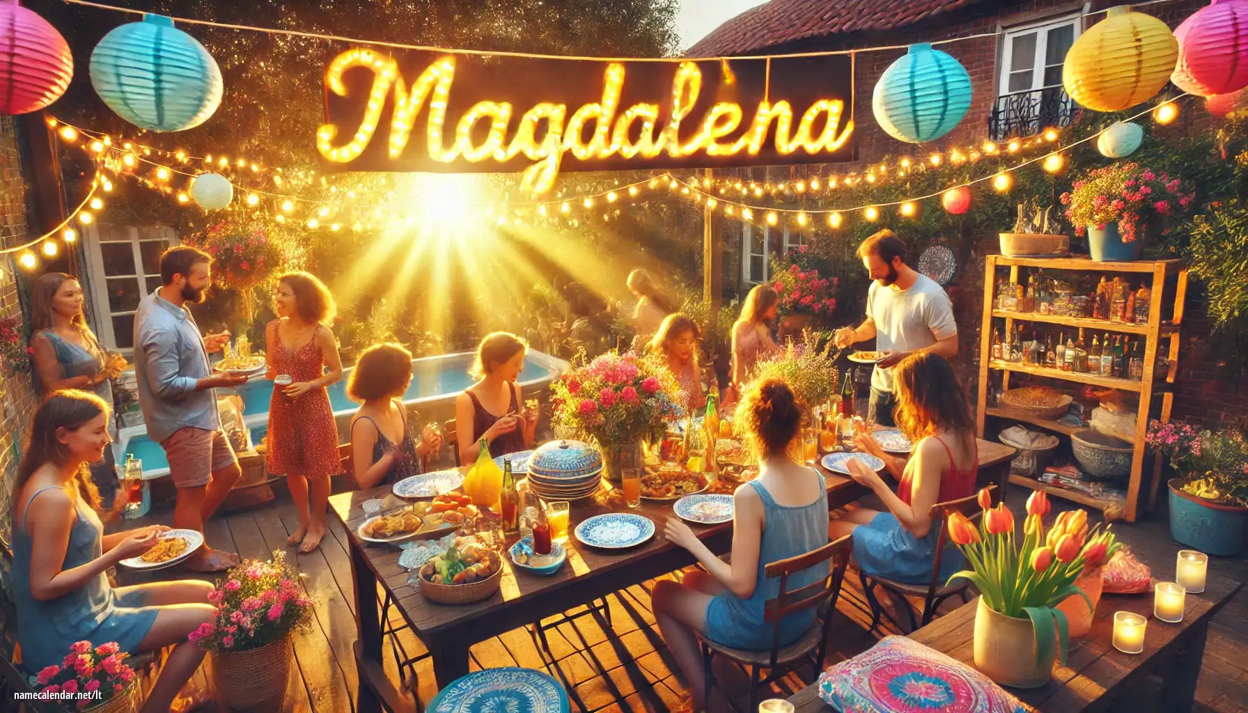 Vardadienio ir vardo šventimas - Magdaléna