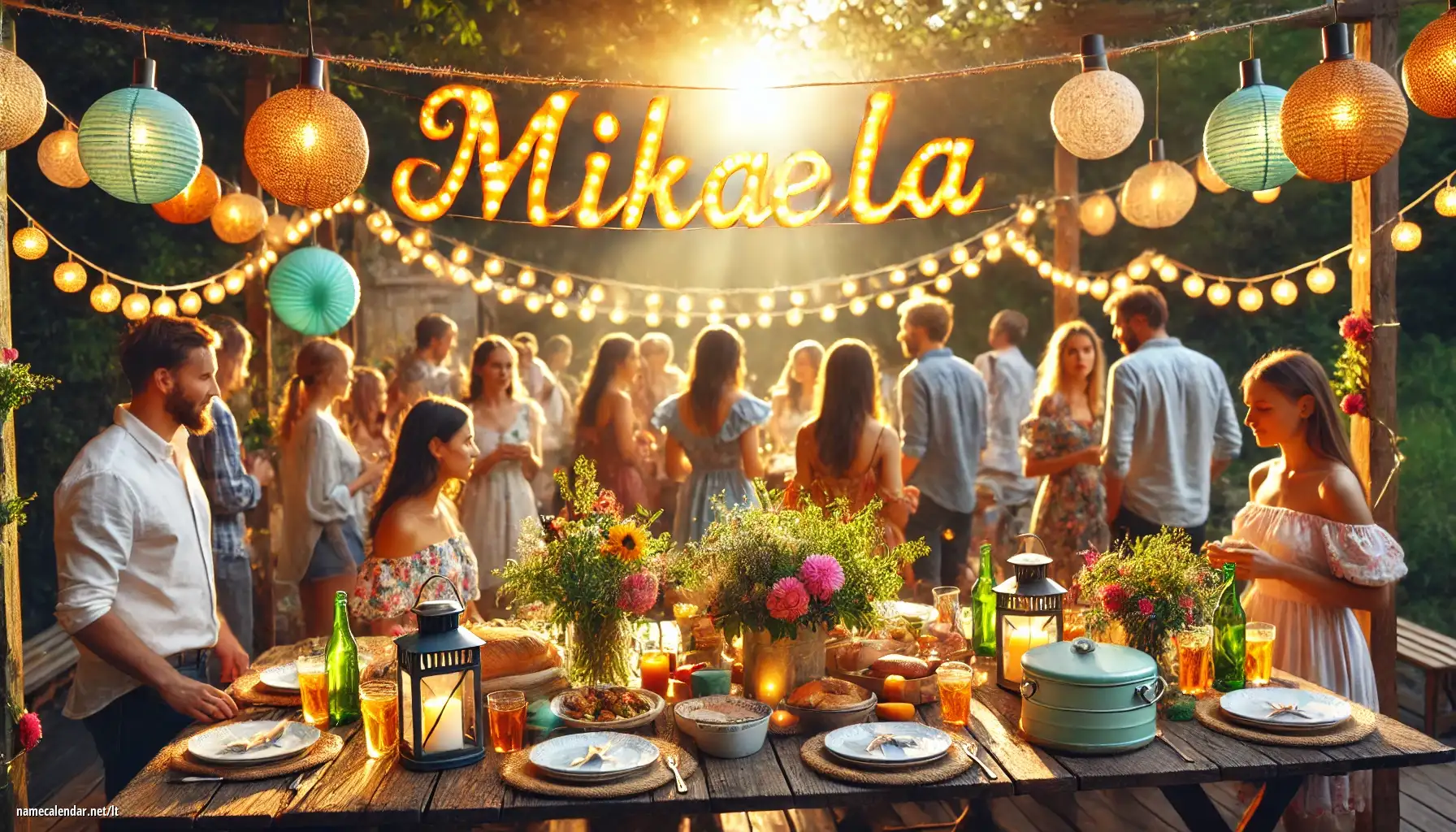 Vardadienio ir vardo šventimas - Mikaela