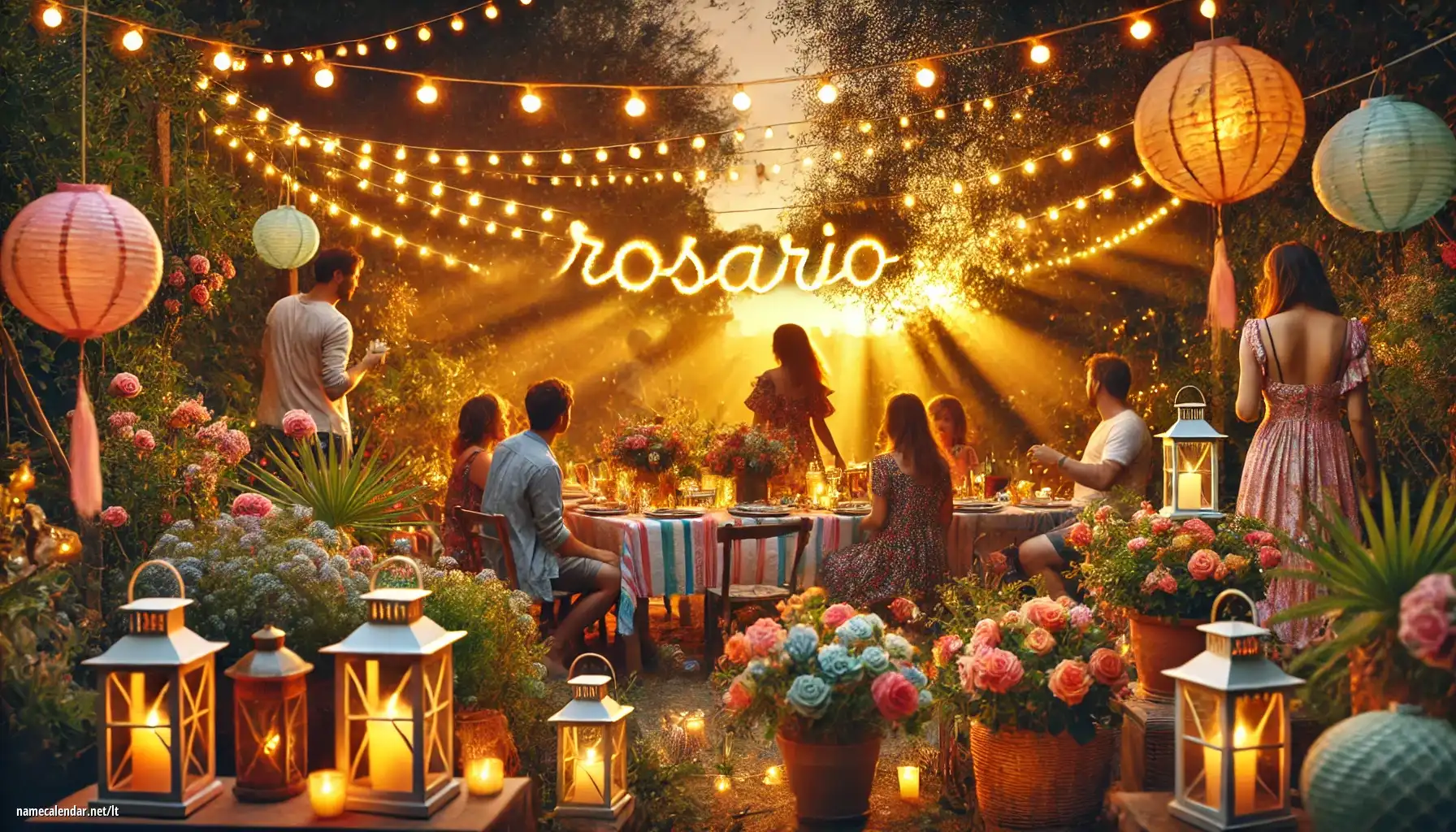 Vardadienio ir vardo šventimas - Rosario