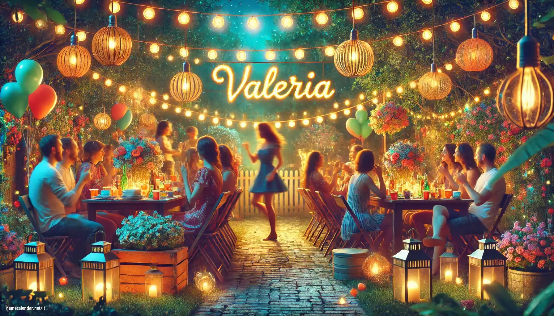 Vardadienio ir vardo šventimas - Valéria