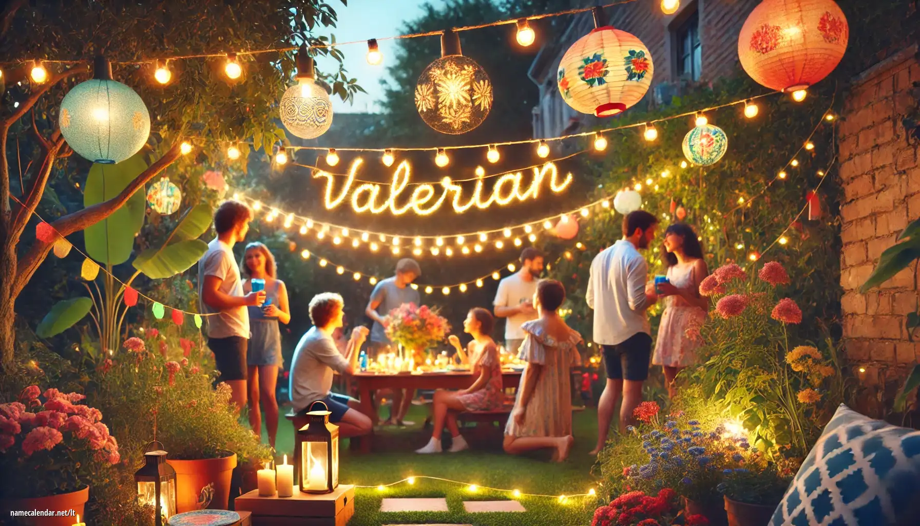 Vardadienio ir vardo šventimas - Valerian