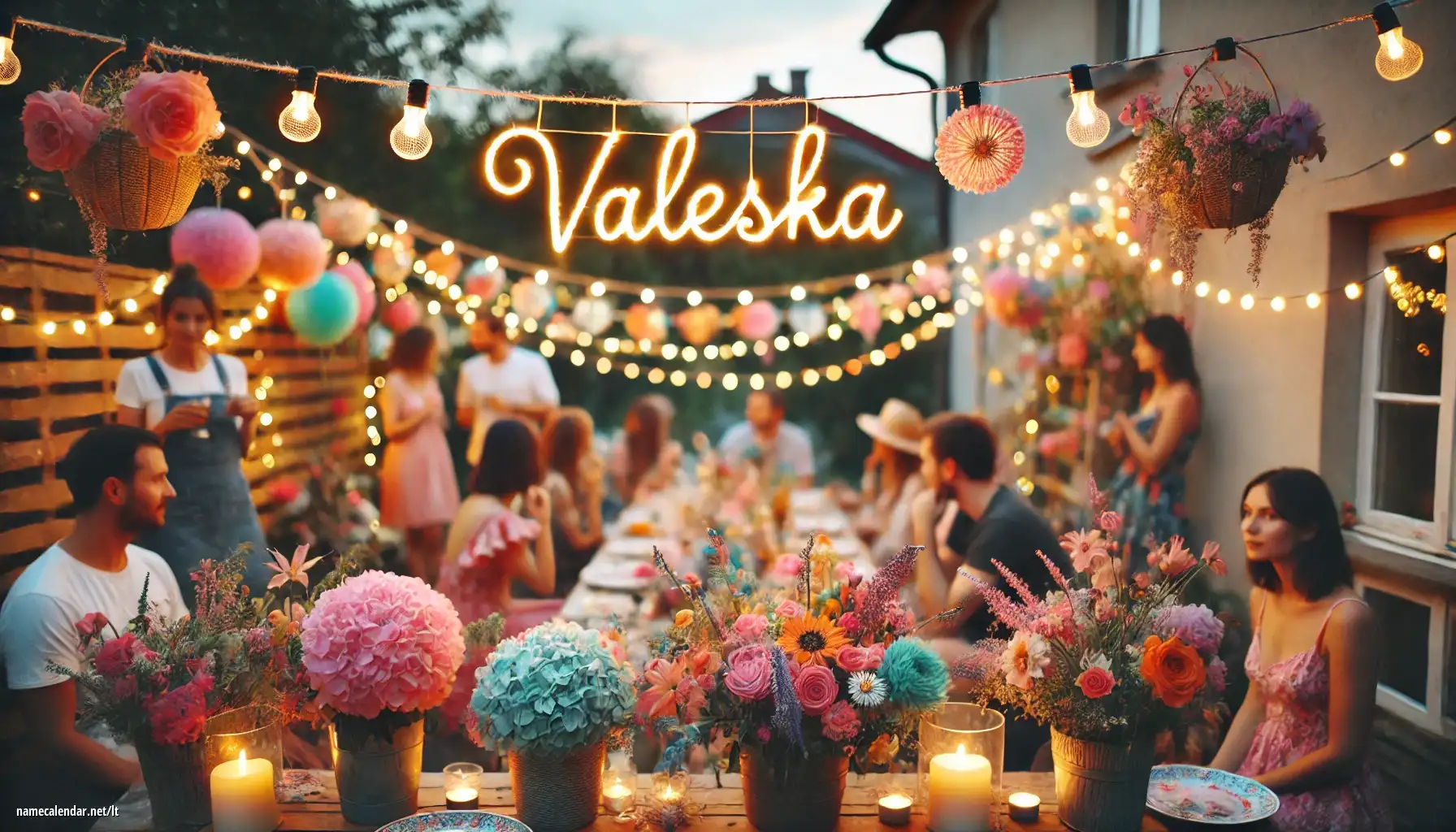 Vardadienio ir vardo šventimas - Valeska