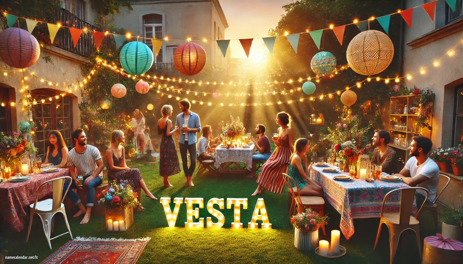 Vardadienio ir vardo šventimas - Vesta