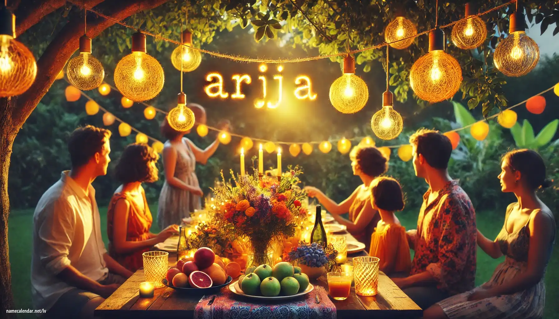 Vārda dienas un vārda svinēšana - Arija