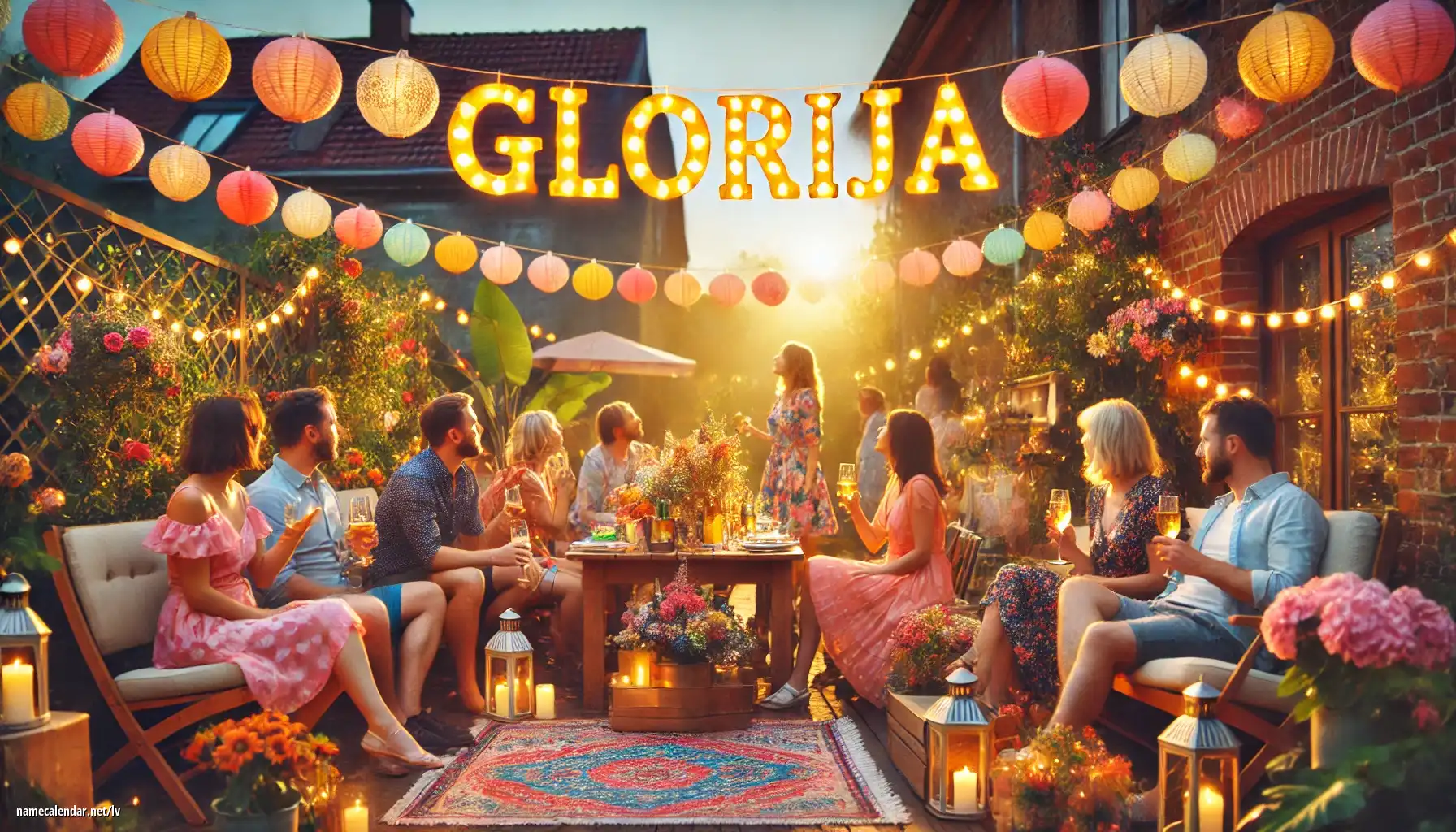 Vārda dienas un vārda svinēšana - Glorija