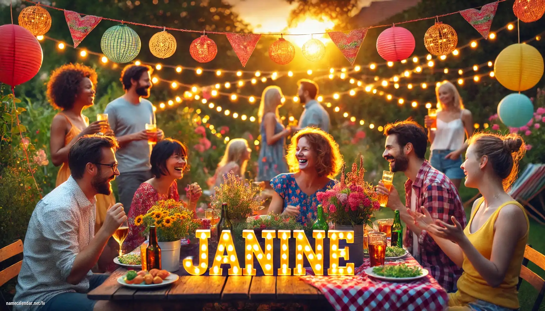 Vārda dienas un vārda svinēšana - Janine