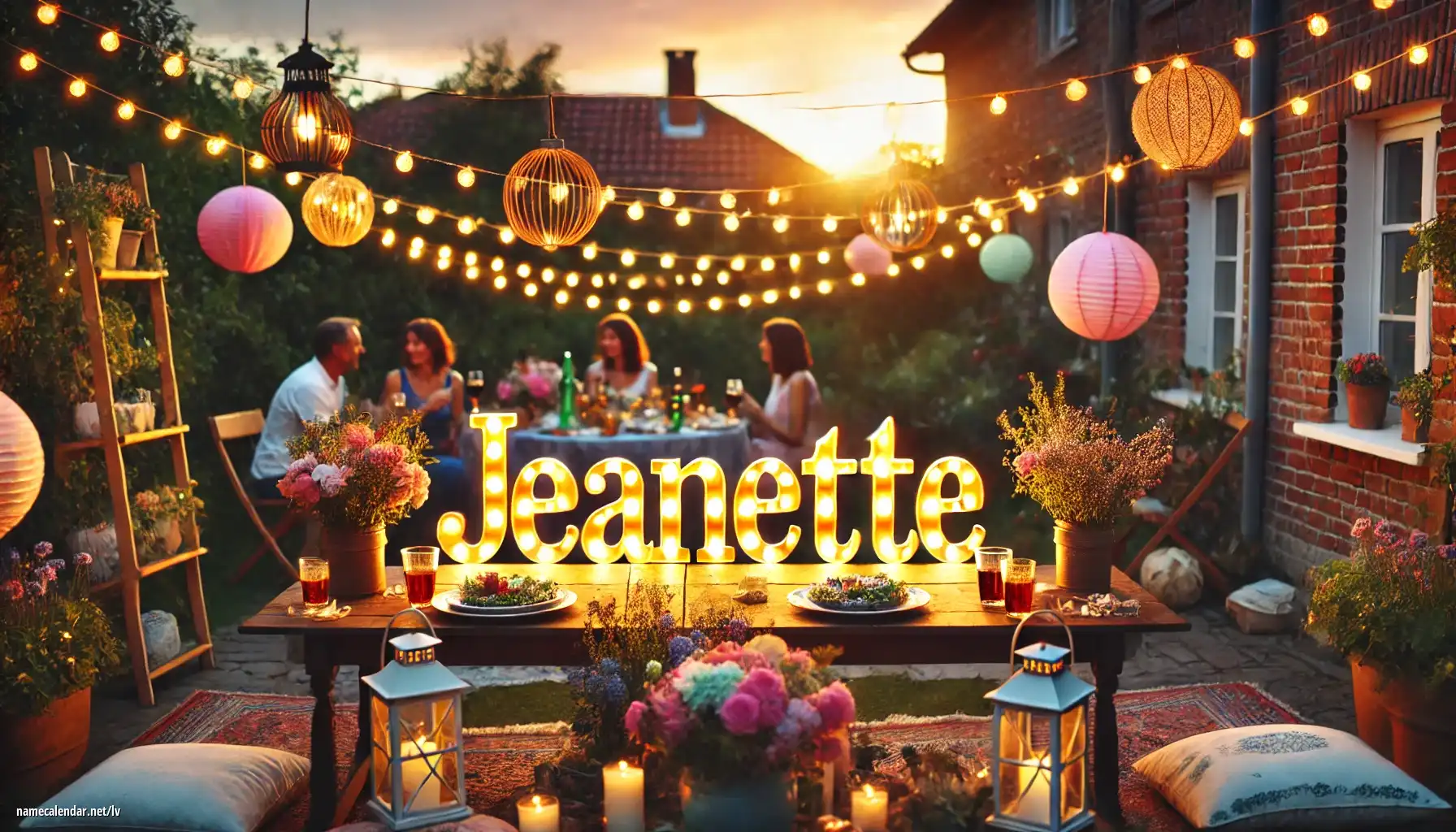 Vārda dienas un vārda svinēšana - Jeanette