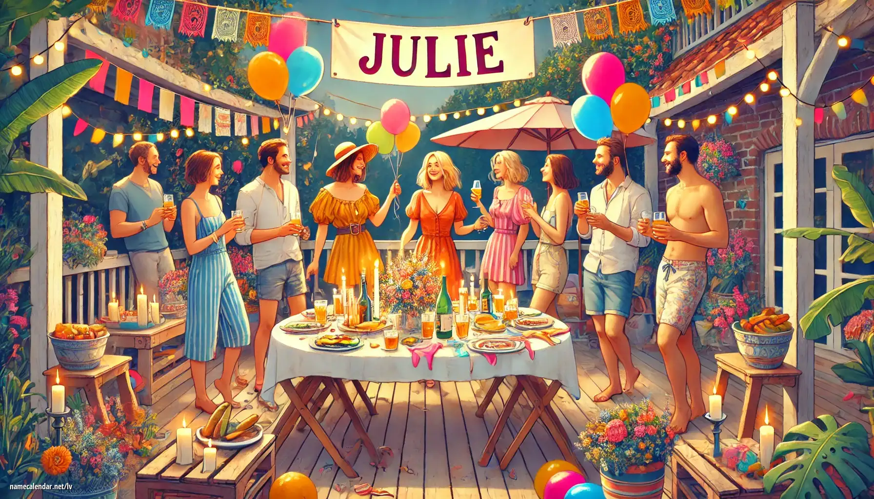 Vārda dienas un vārda svinēšana - Julie