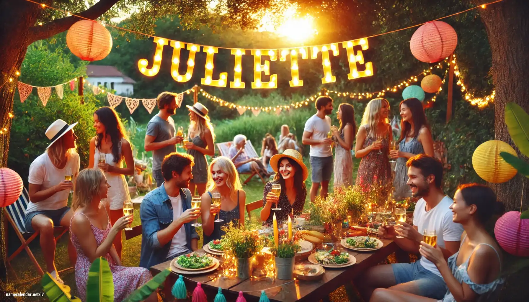 Vārda dienas un vārda svinēšana - Juliette