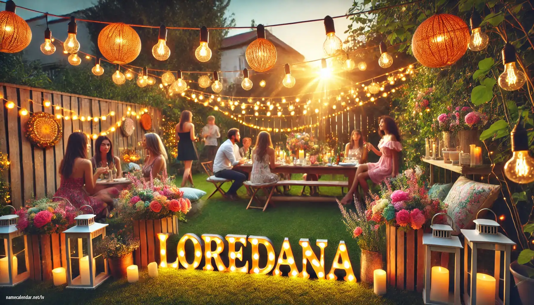 Vārda dienas un vārda svinēšana - Loredana