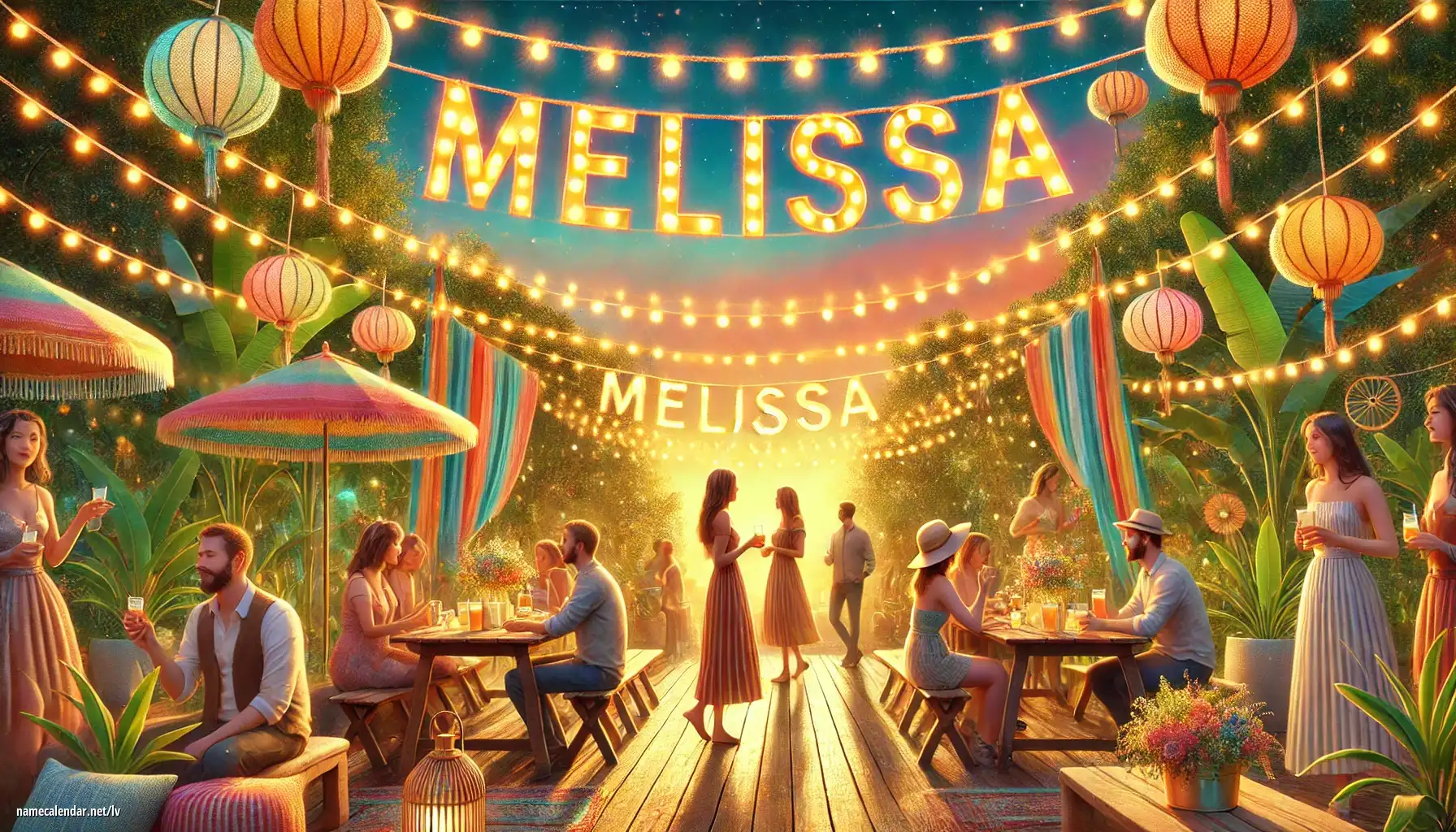 Vārda dienas un vārda svinēšana - Mélissa