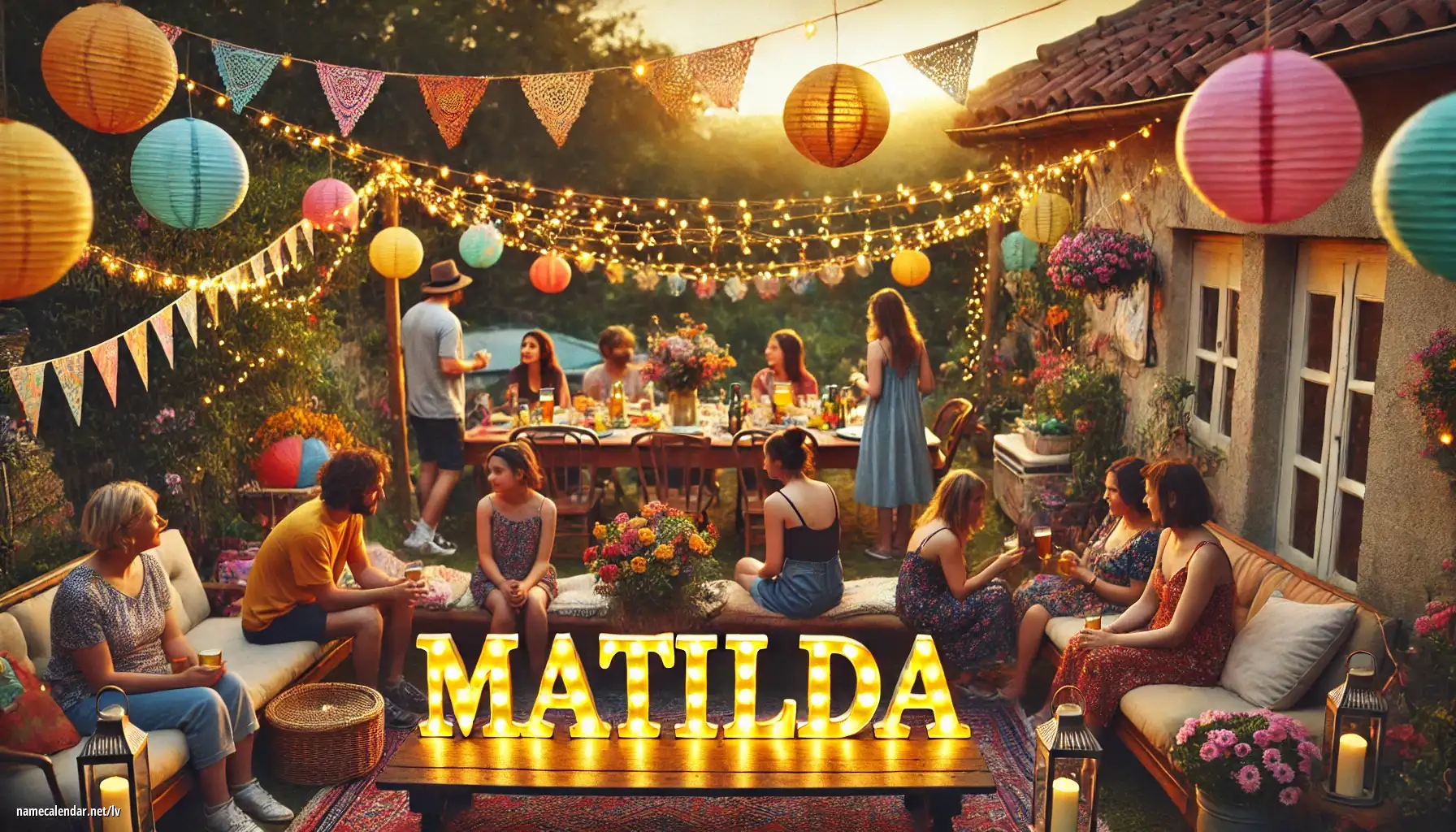 Vārda dienas un vārda svinēšana - Matilda