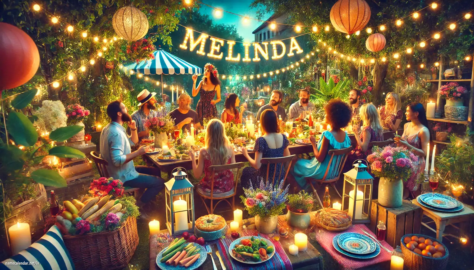 Vārda dienas un vārda svinēšana - Melinda