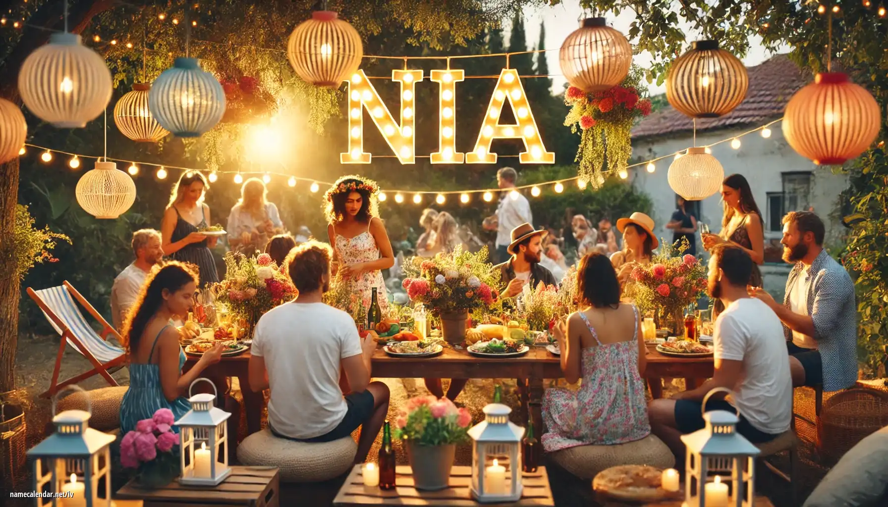 Vārda dienas un vārda svinēšana - Nia