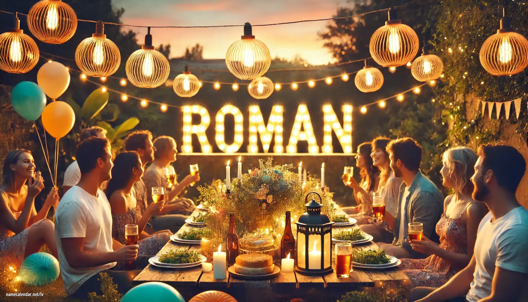 Vārda dienas un vārda svinēšana - Román