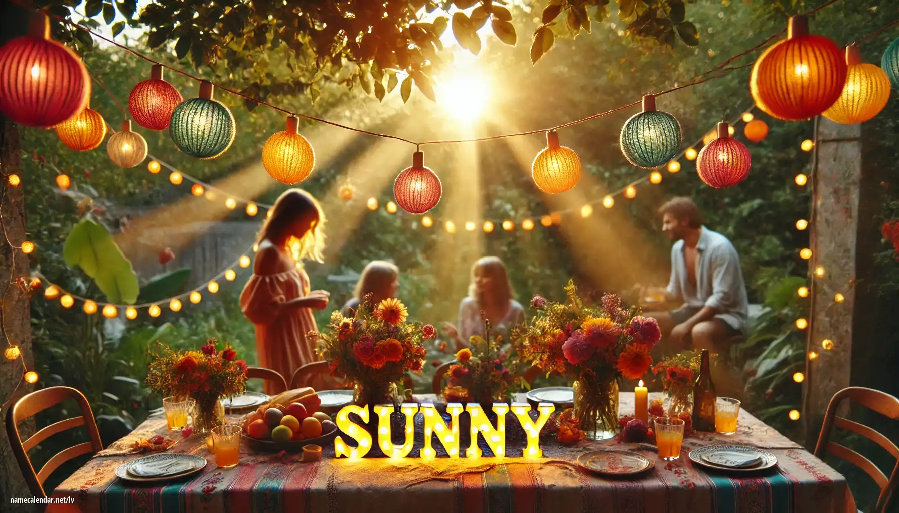 Vārda dienas un vārda svinēšana - Sunny