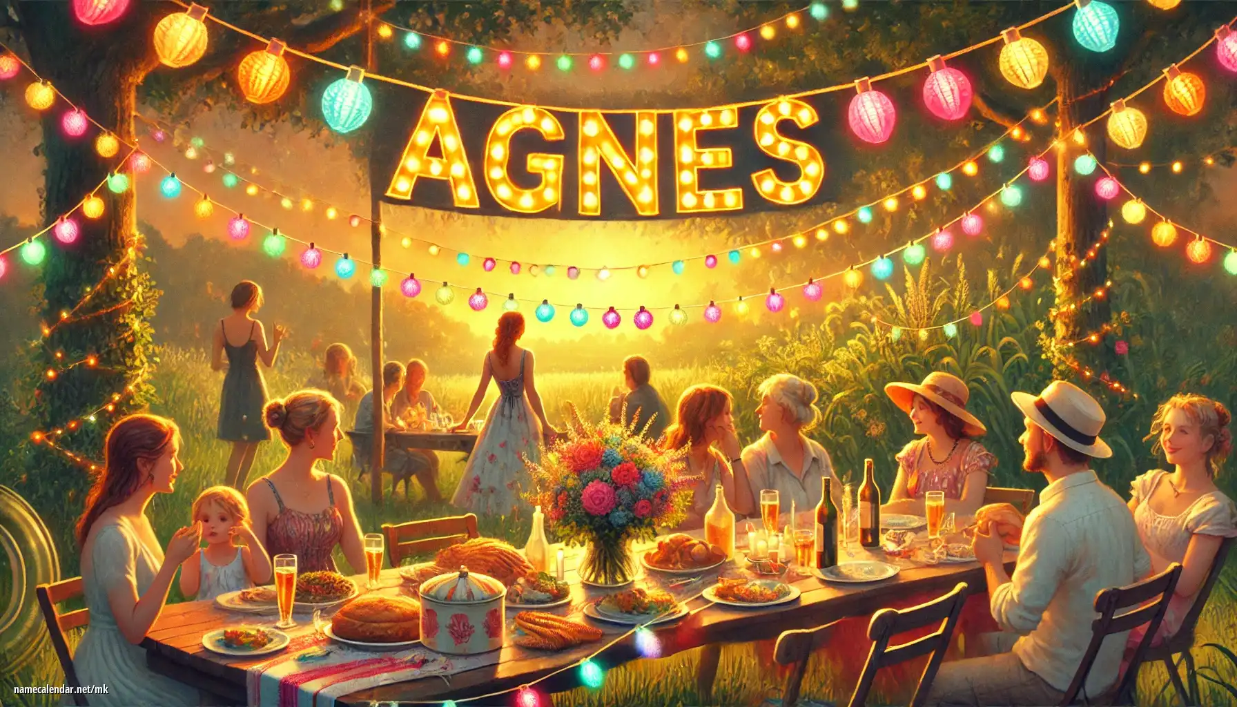 Прослава на именден и име - Agnès