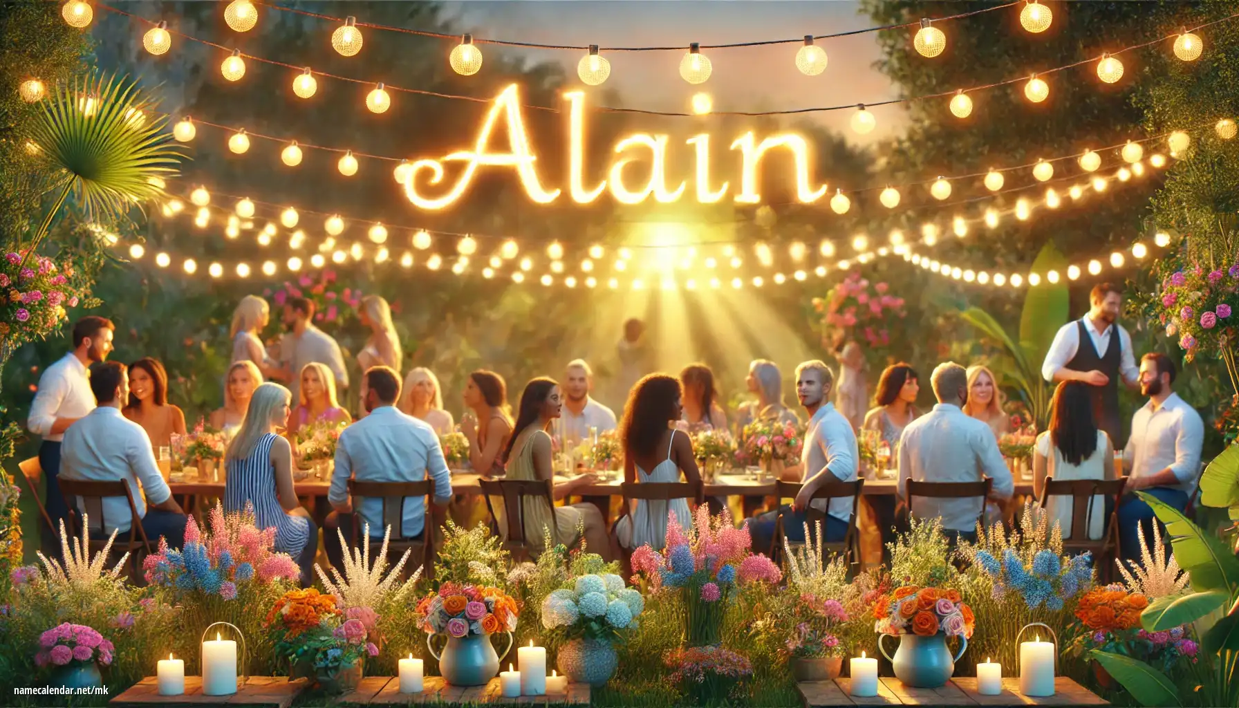 Прослава на именден и име - Alain