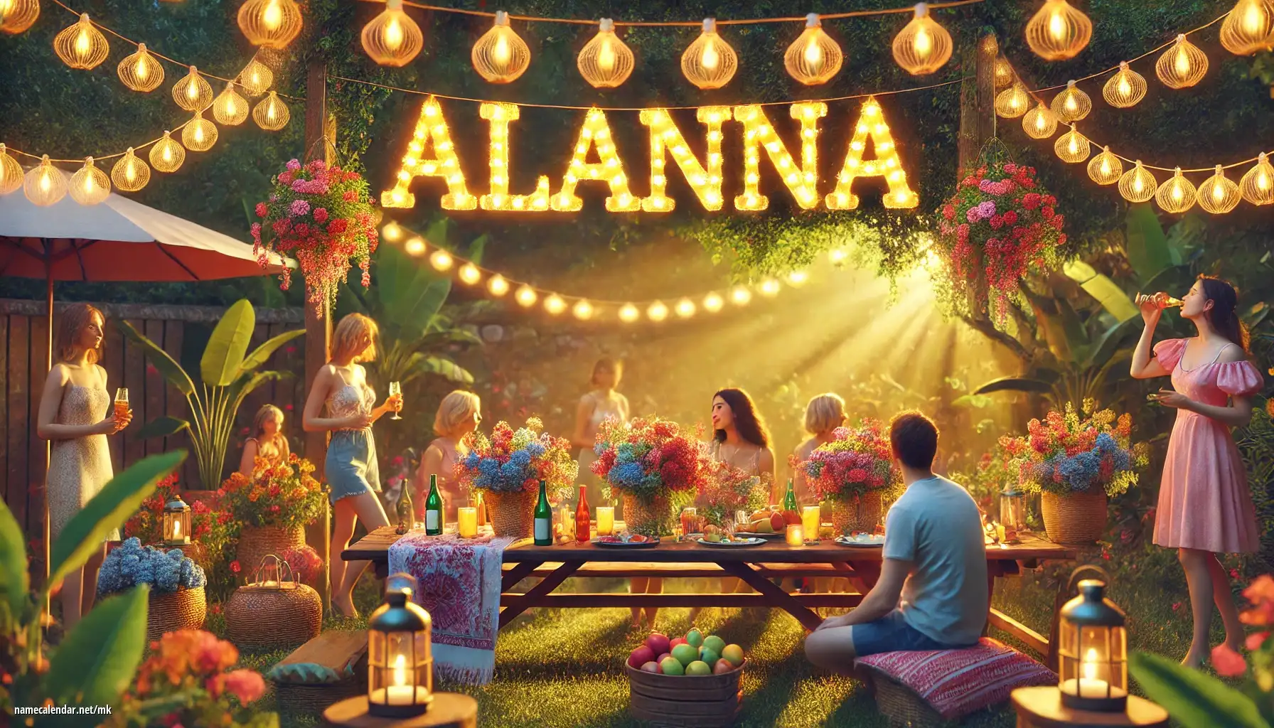 Прослава на именден и име - Alanna