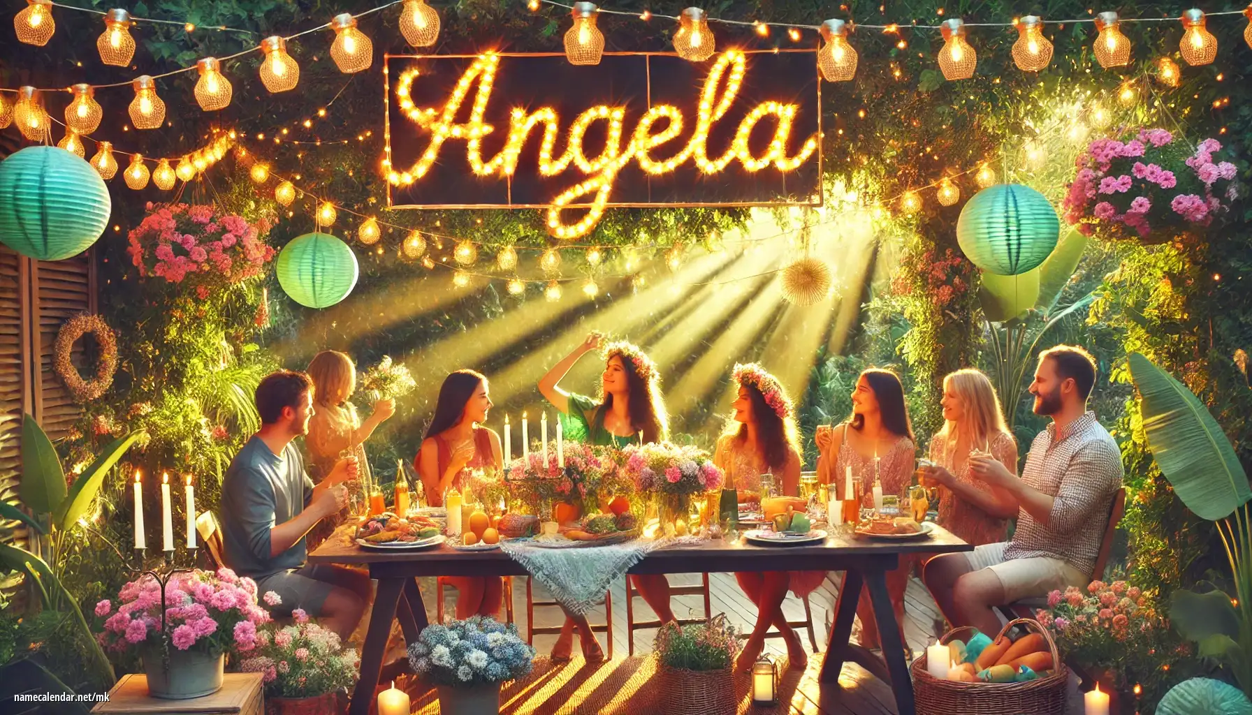 Прослава на именден и име - Angéla