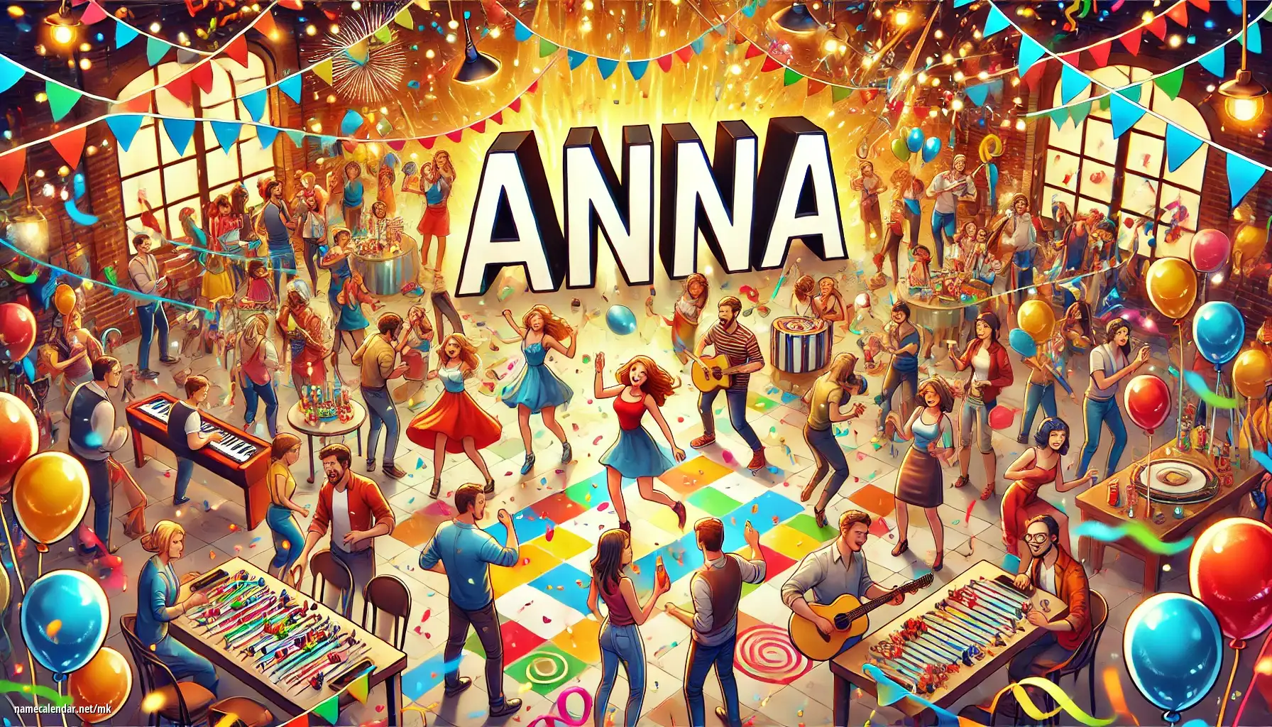 Прослава на именден и име - Anna