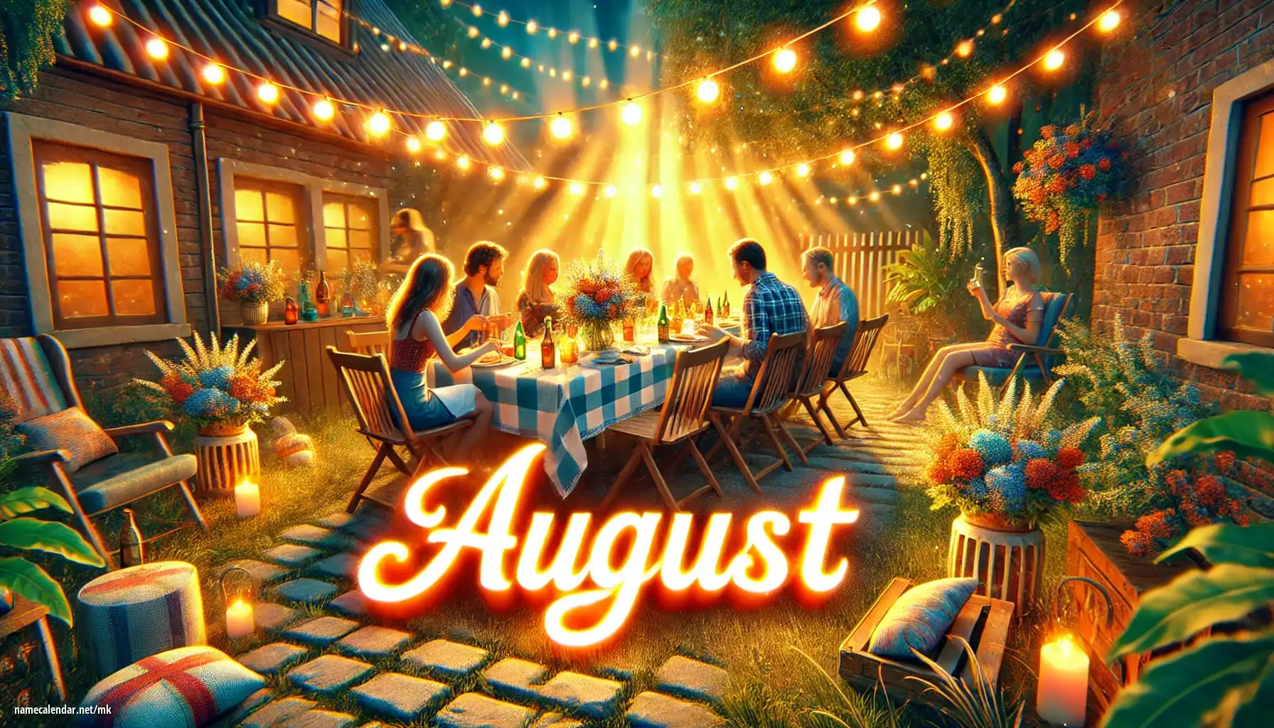 Прослава на именден и име - August