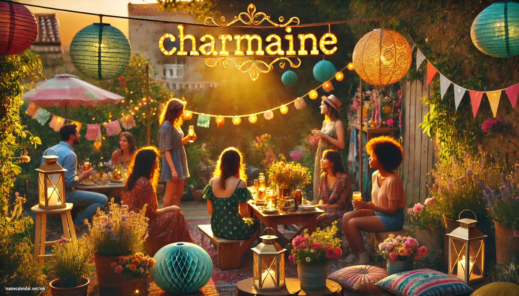 Прослава на именден и име - Charmaine