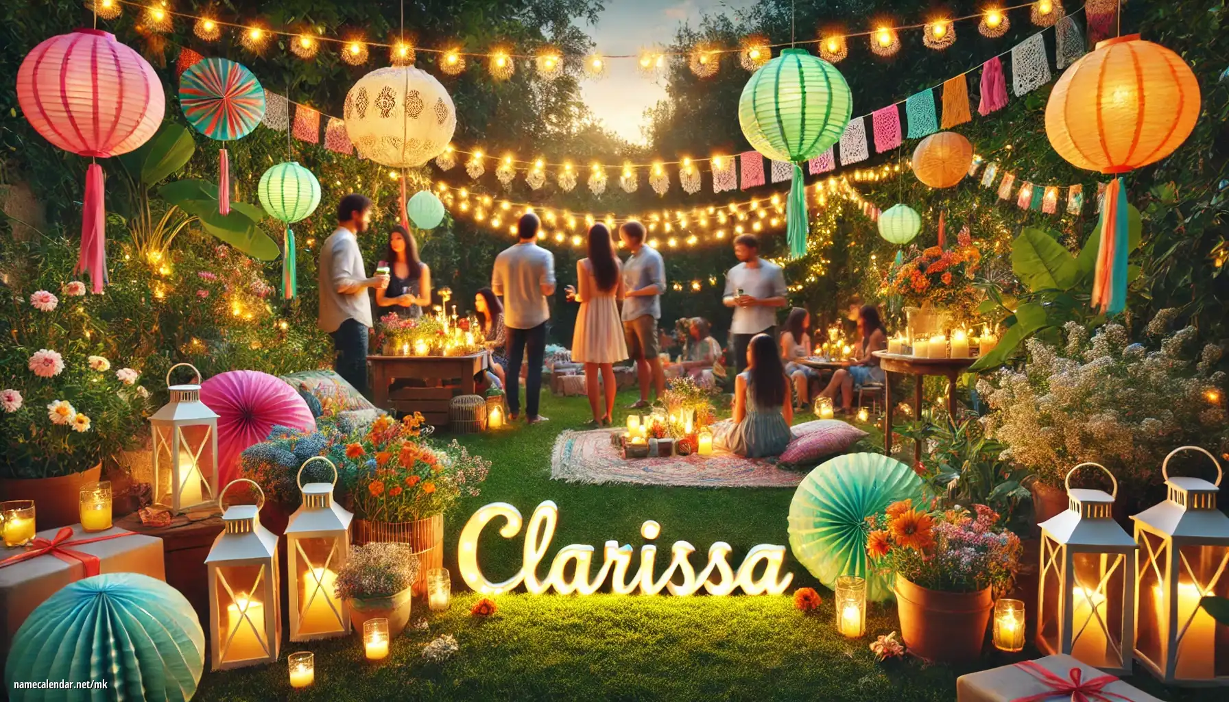 Прослава на именден и име - Clarissa