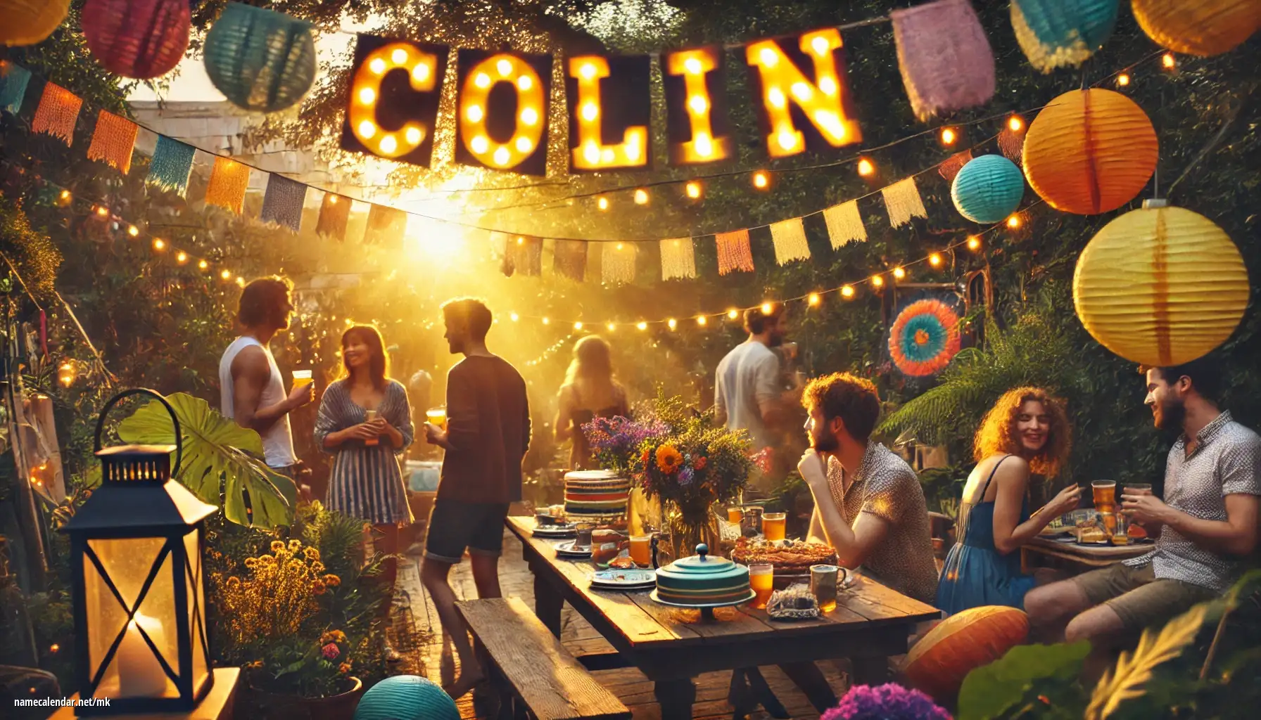 Прослава на именден и име - Colin