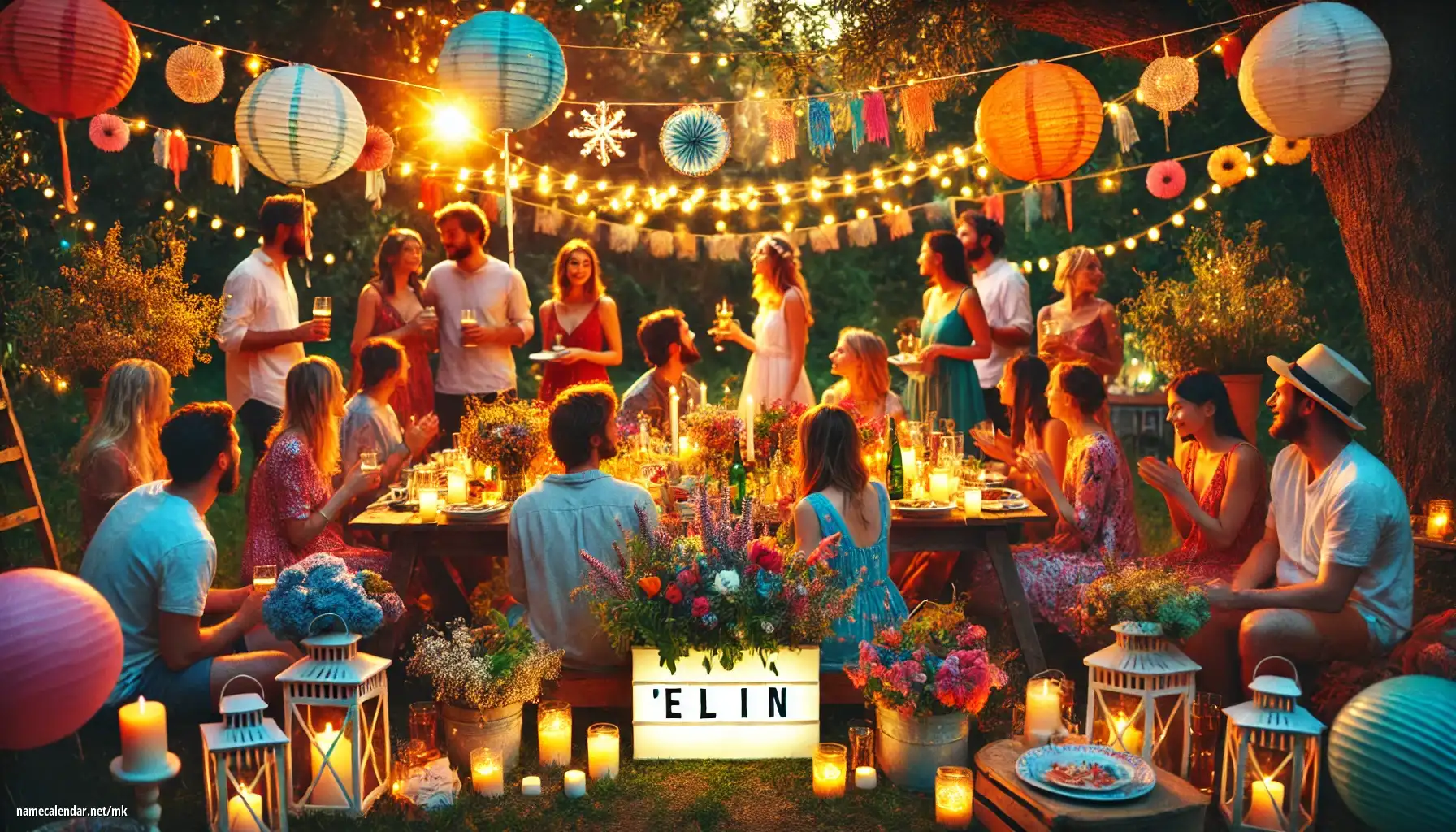 Прослава на именден и име - Elin