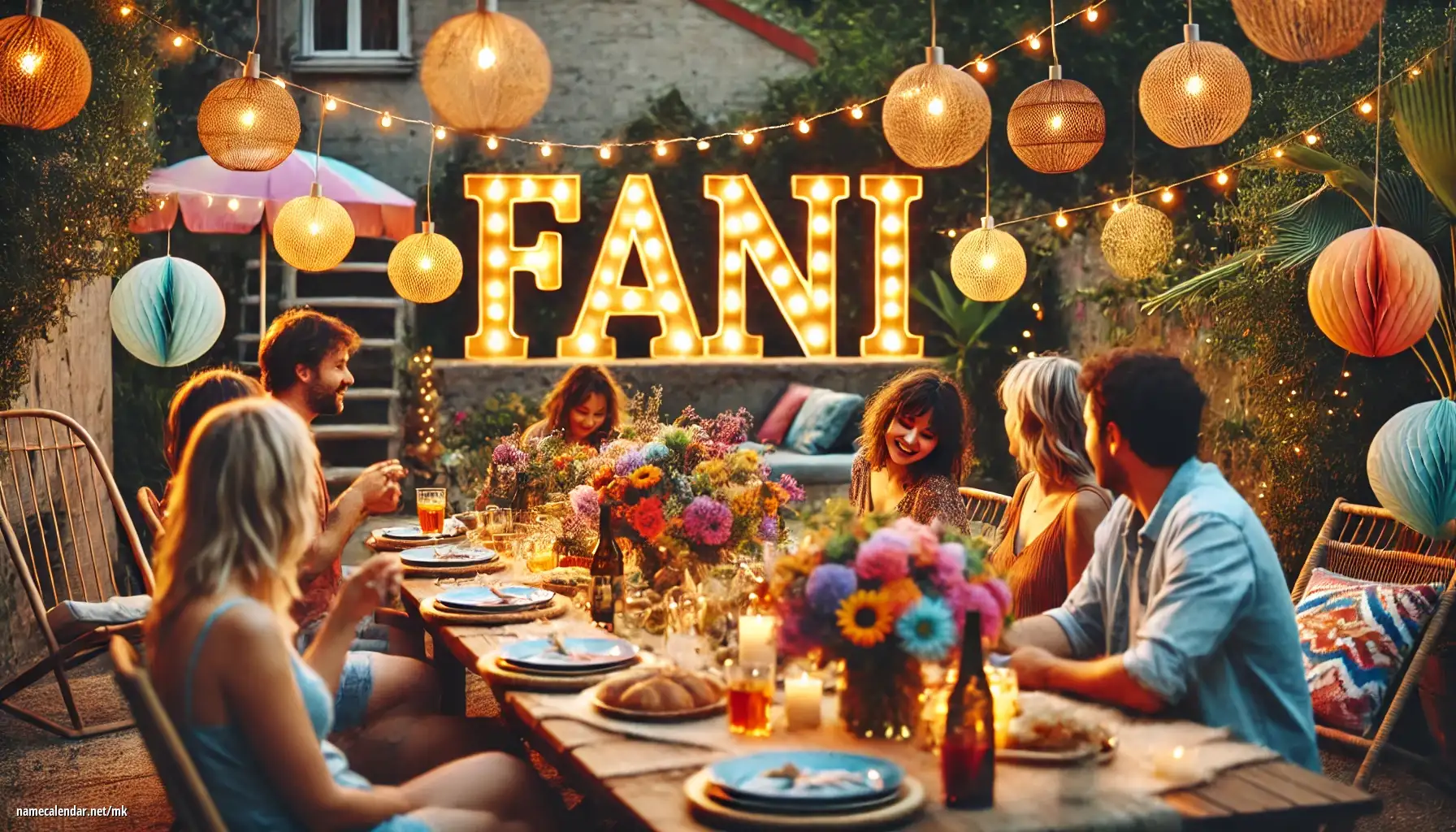 Прослава на именден и име - Fani