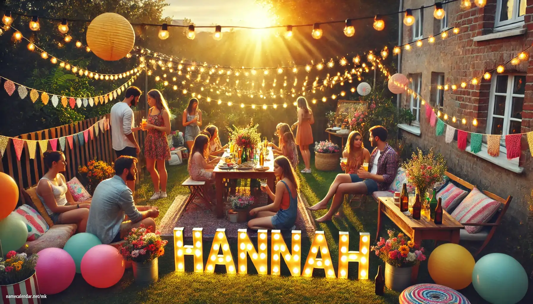 Прослава на именден и име - Hannah