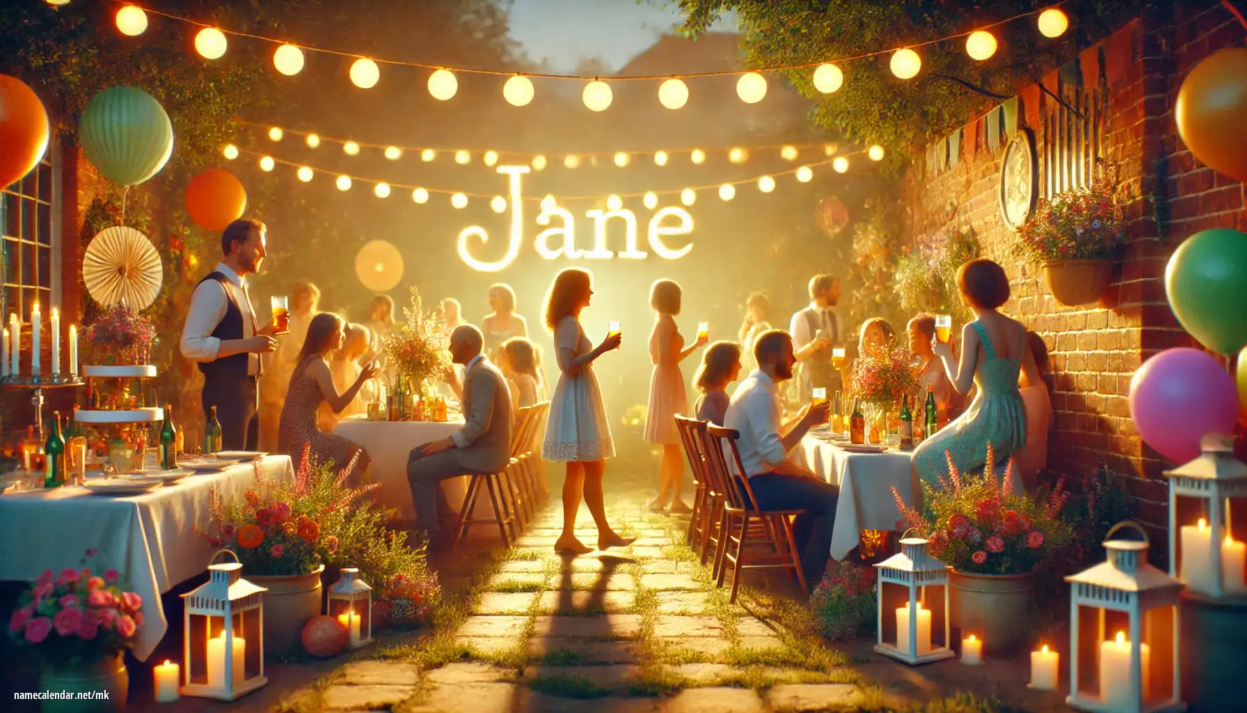 Прослава на именден и име - Jane