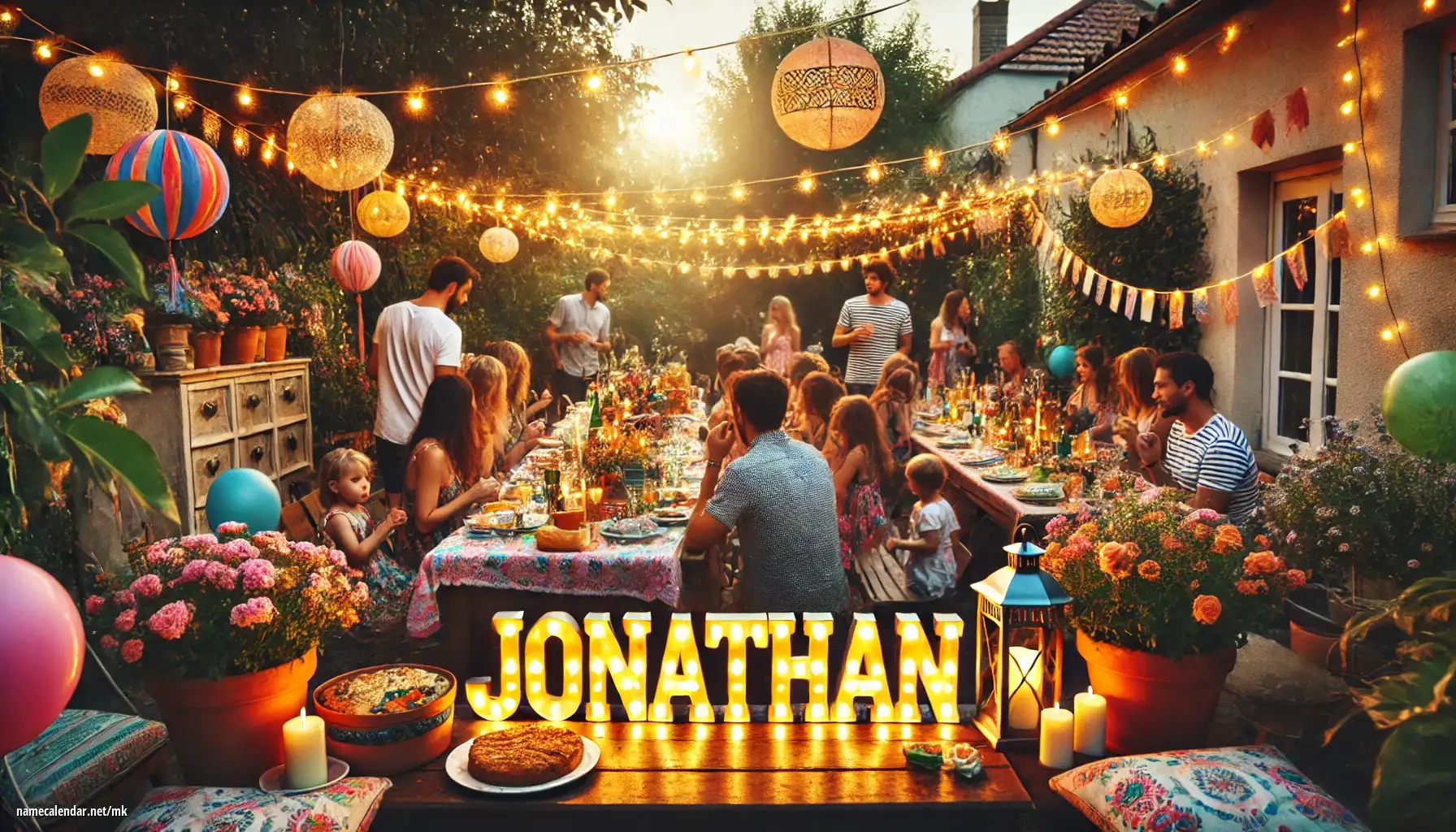 Прослава на именден и име - Jonathan