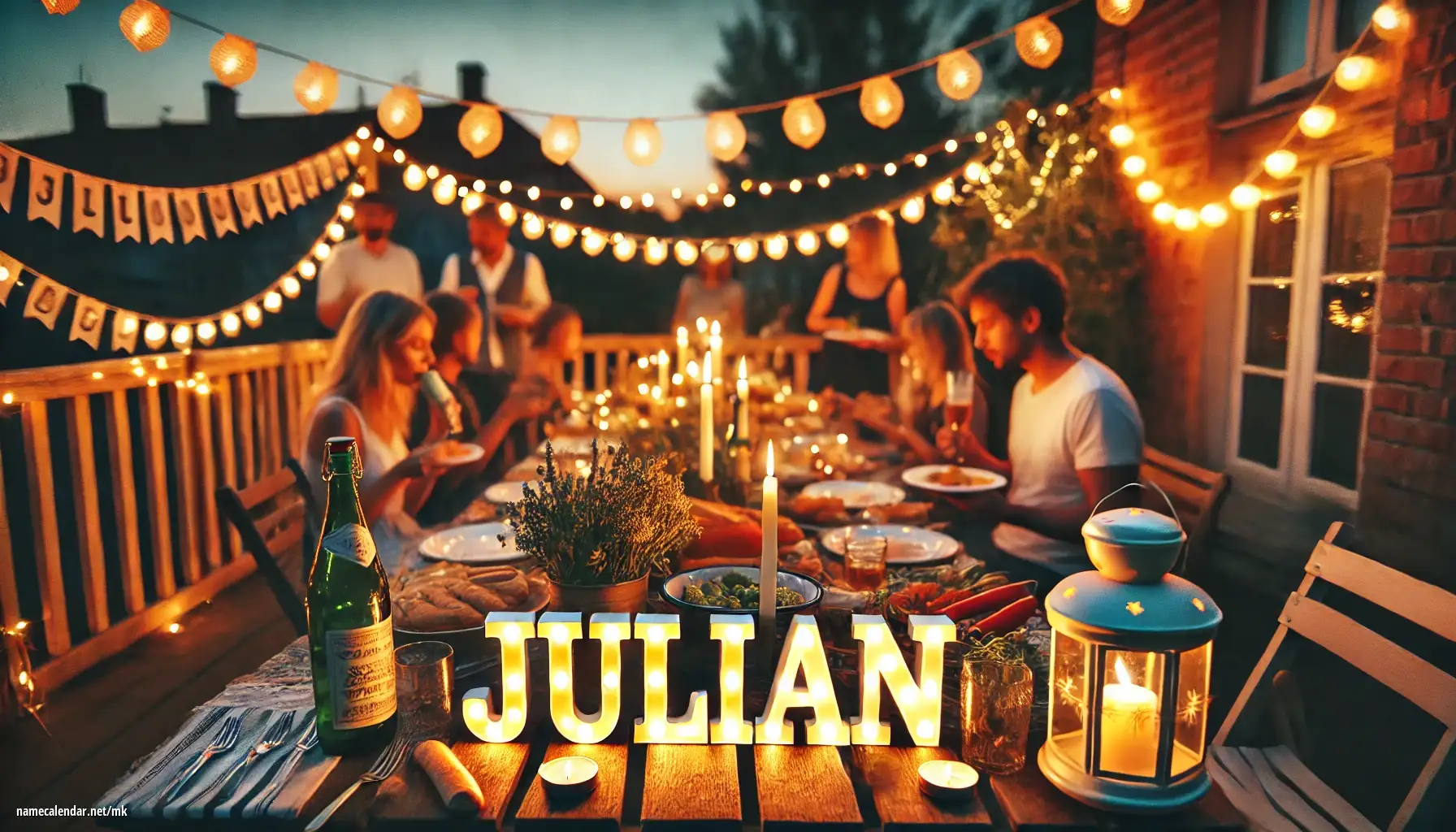 Прослава на именден и име - Julian