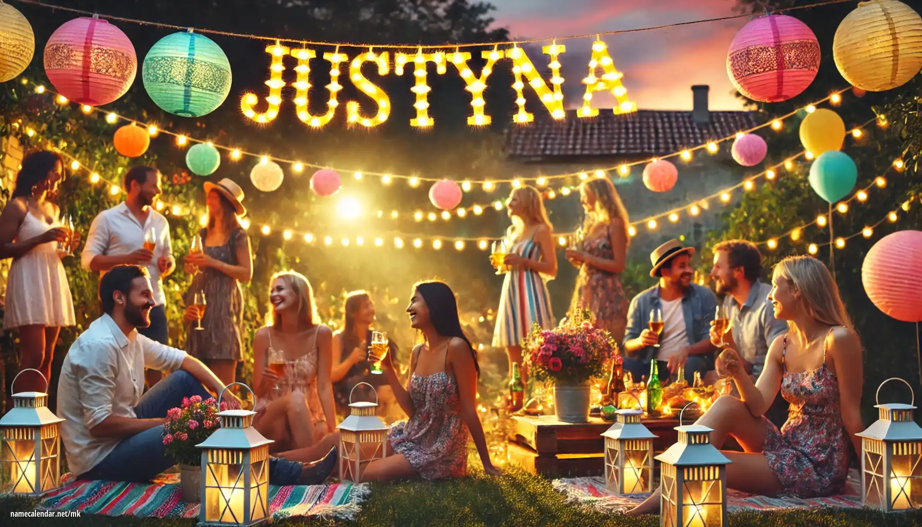 Прослава на именден и име - Justýna