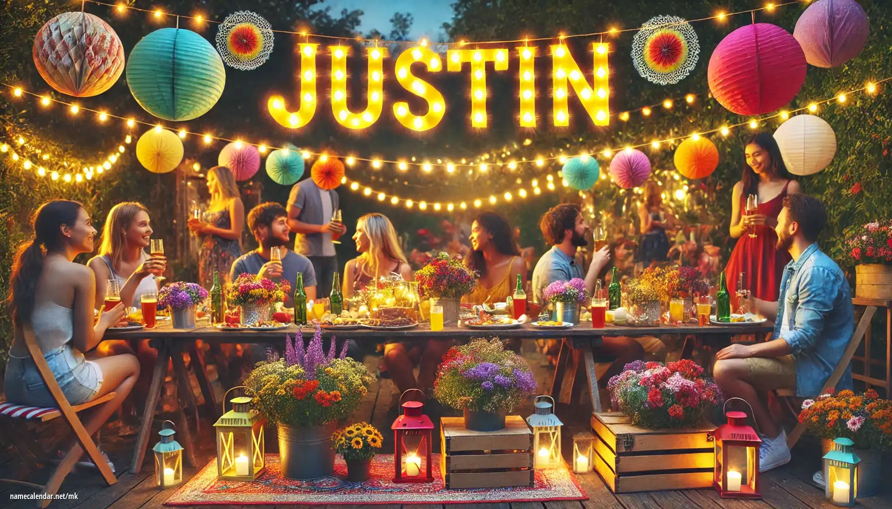 Прослава на именден и име - Justin