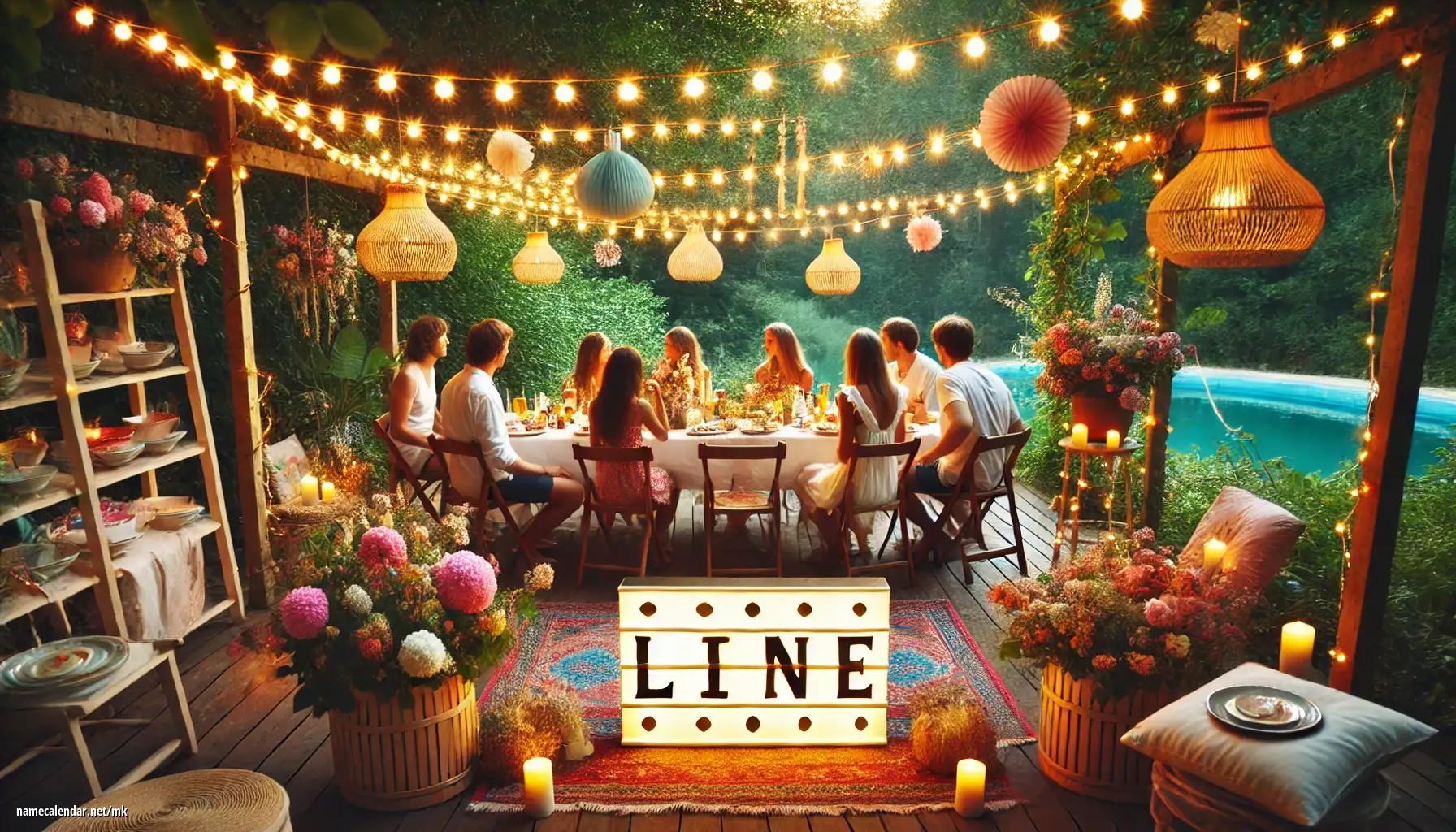 Прослава на именден и име - Line