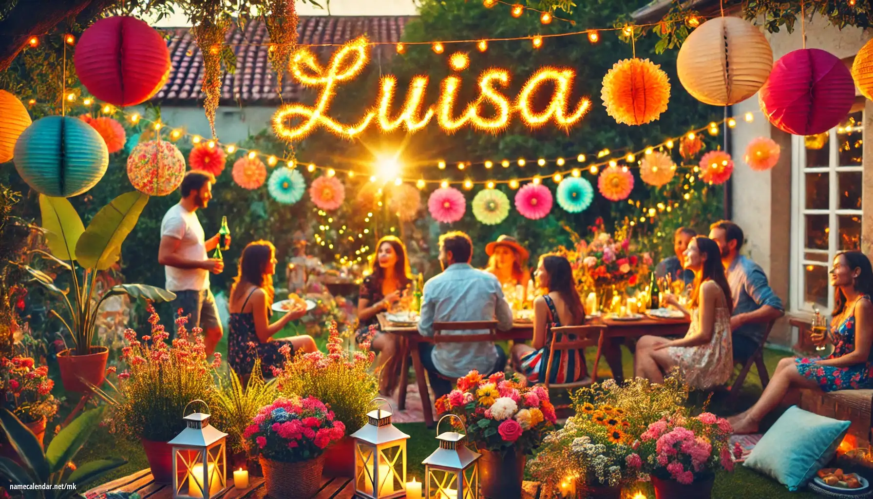 Прослава на именден и име - Luisa