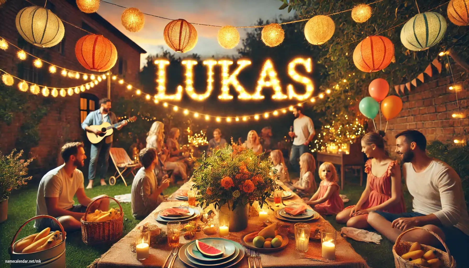 Прослава на именден и име - Lukáš