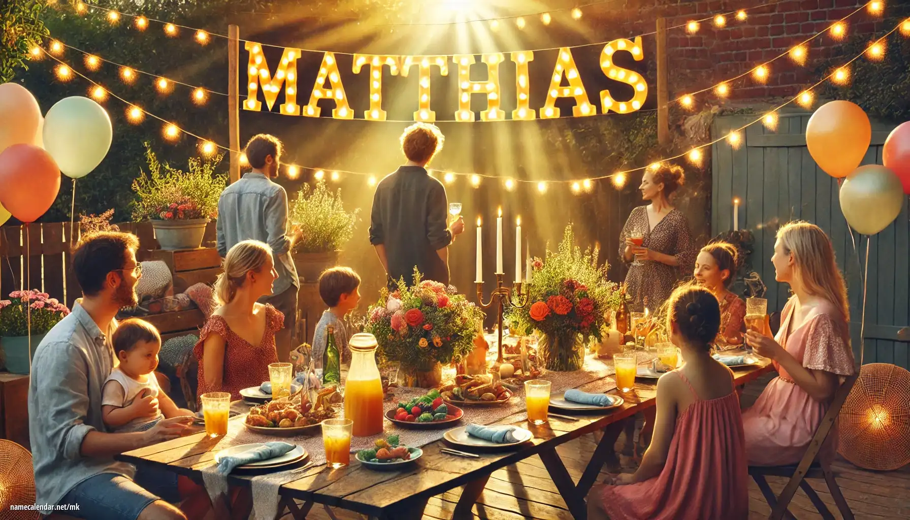 Прослава на именден и име - Matthias