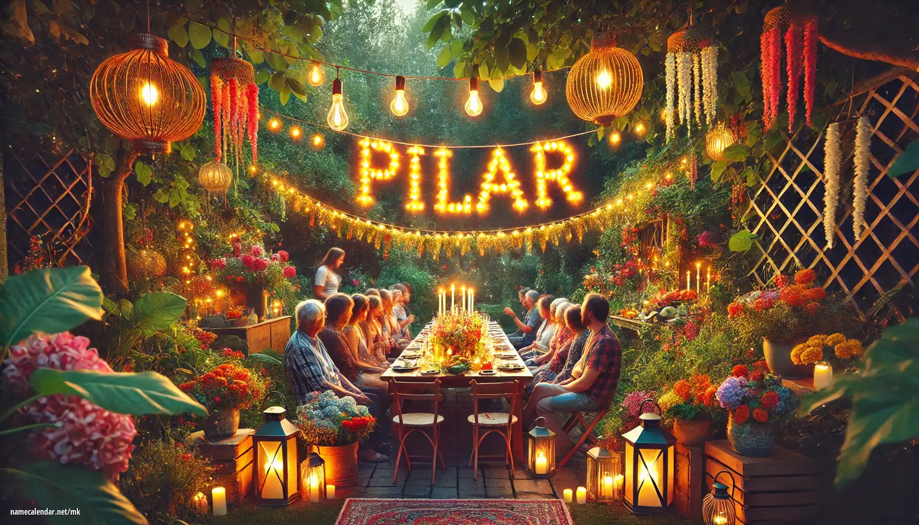 Прослава на именден и име - Pilar