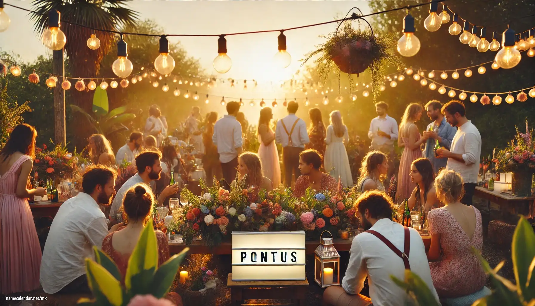 Прослава на именден и име - Pontus