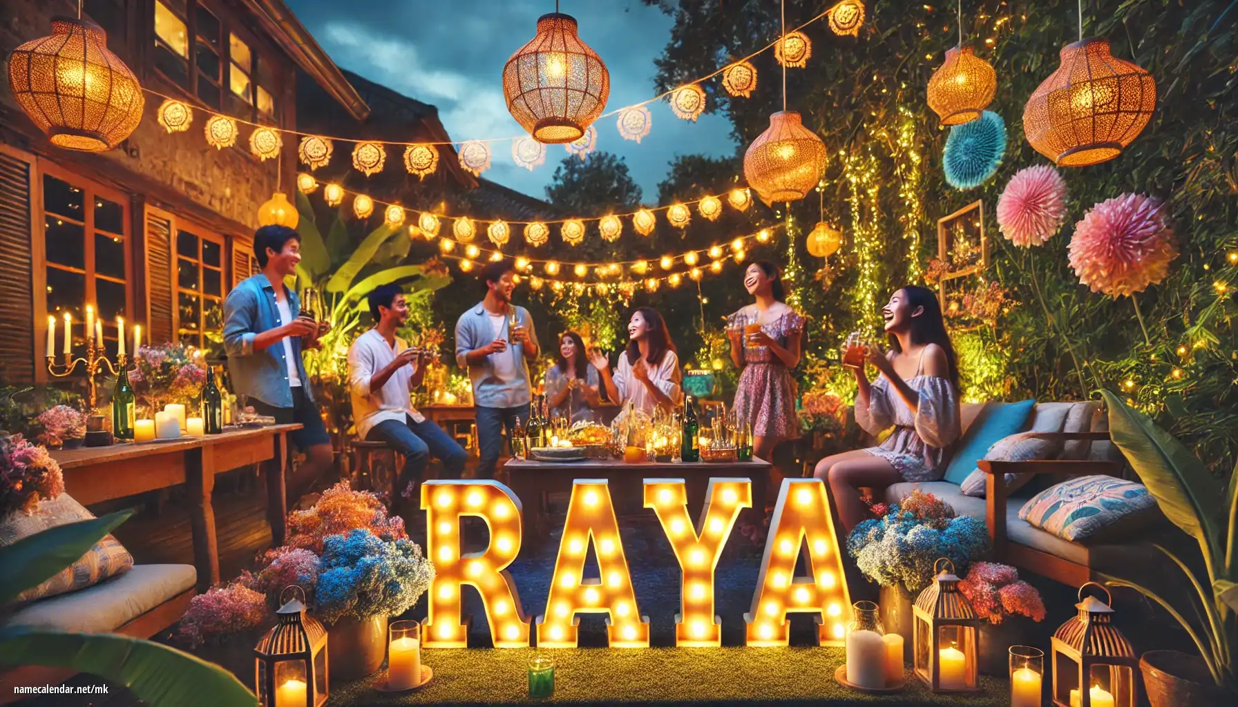 Прослава на именден и име - Raya