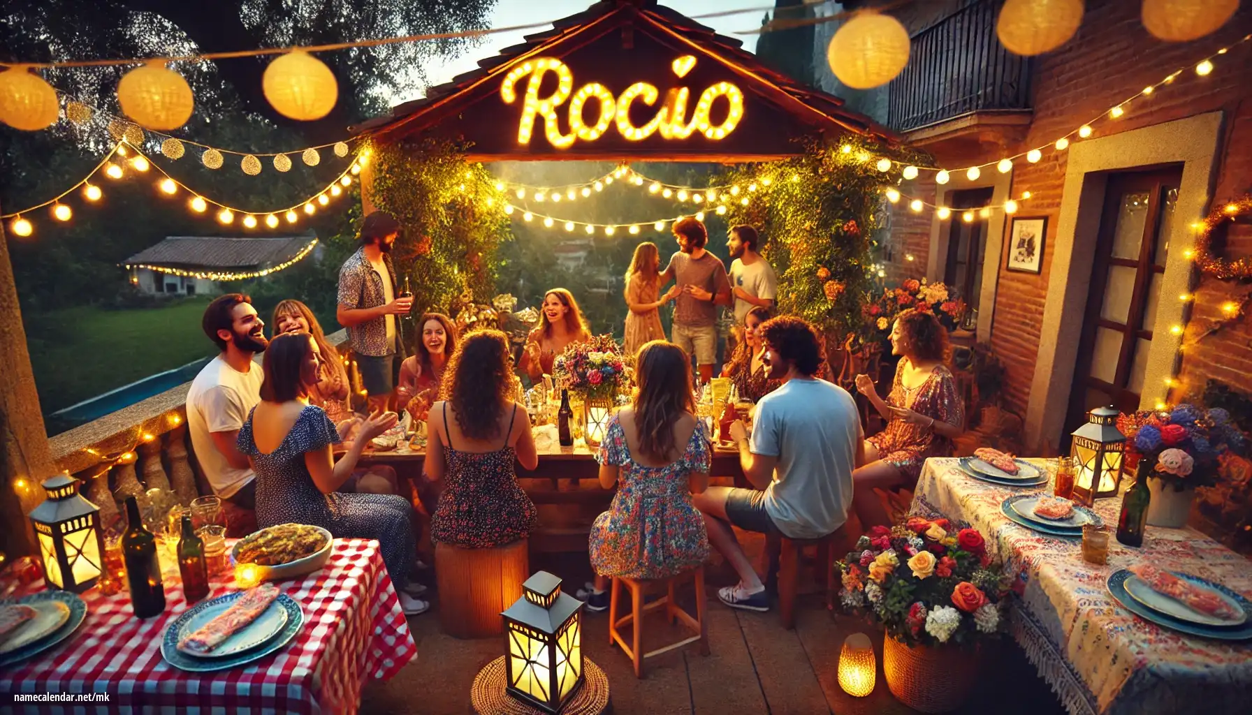 Прослава на именден и име - Rocío